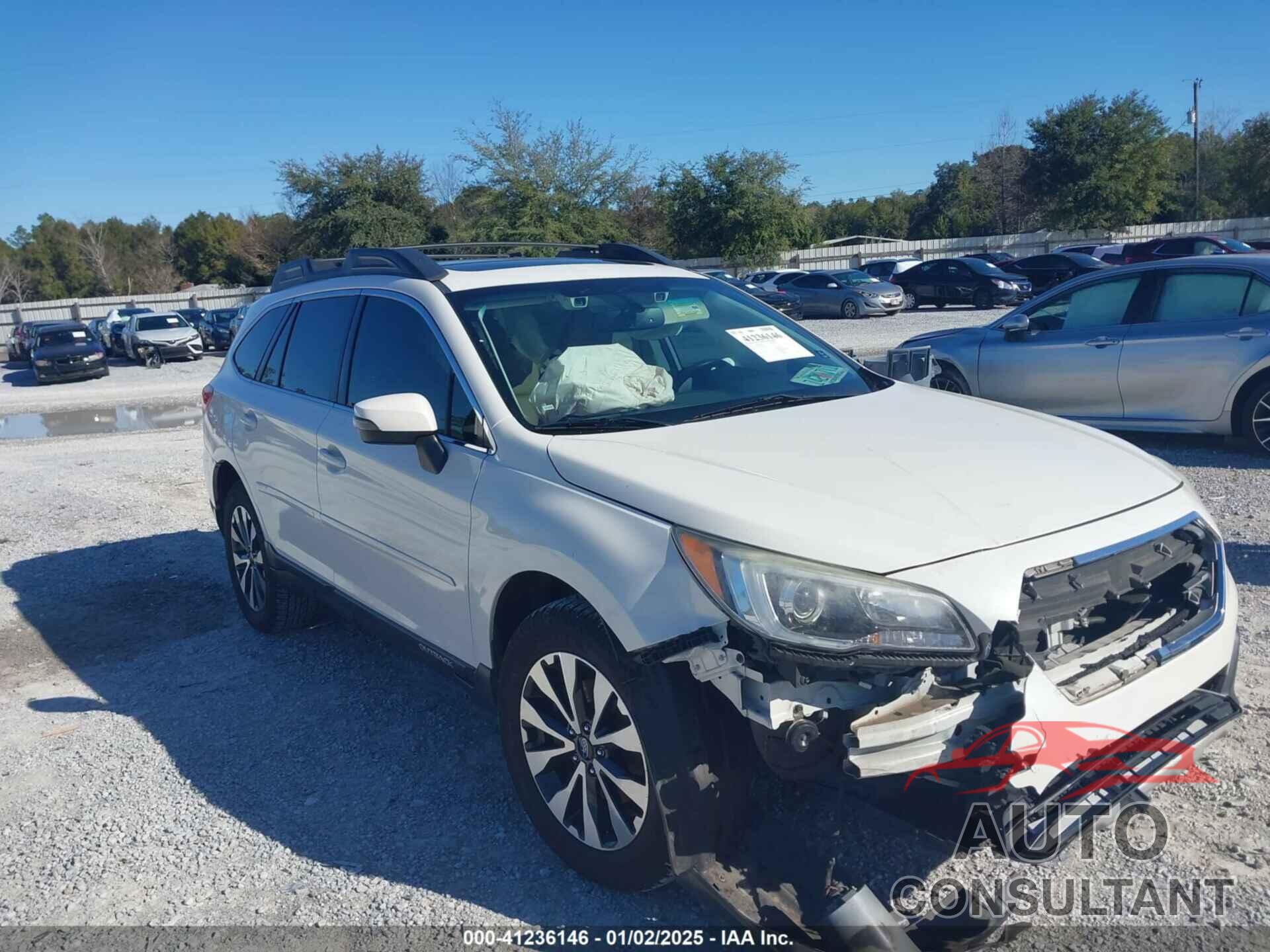 SUBARU OUTBACK 2016 - 4S4BSBNC8G3200050