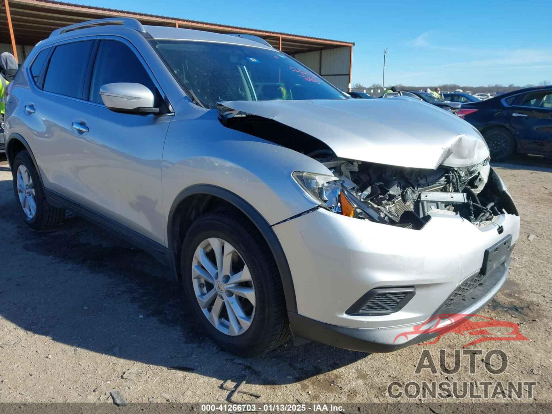 NISSAN ROGUE 2015 - KNMAT2MT4FP529270