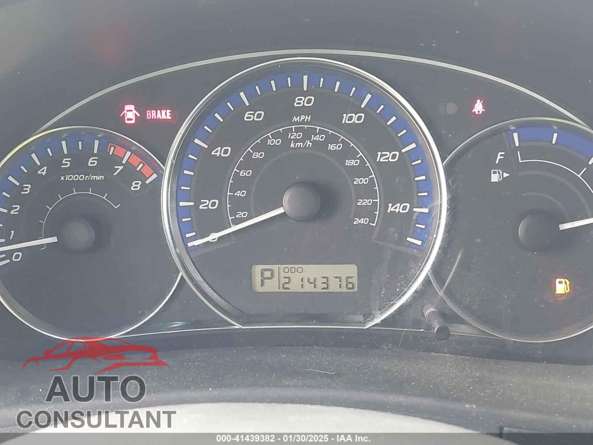 SUBARU FORESTER 2011 - JF2SHBCC6BH705538