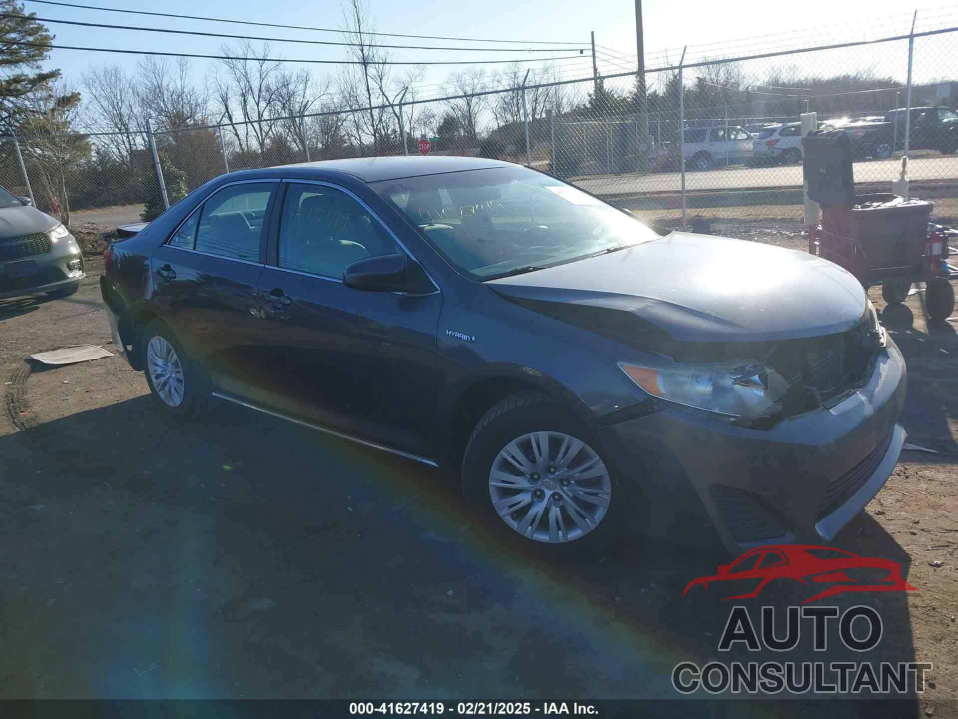 TOYOTA CAMRY HYBRID 2012 - 4T1BD1FK6CU033718