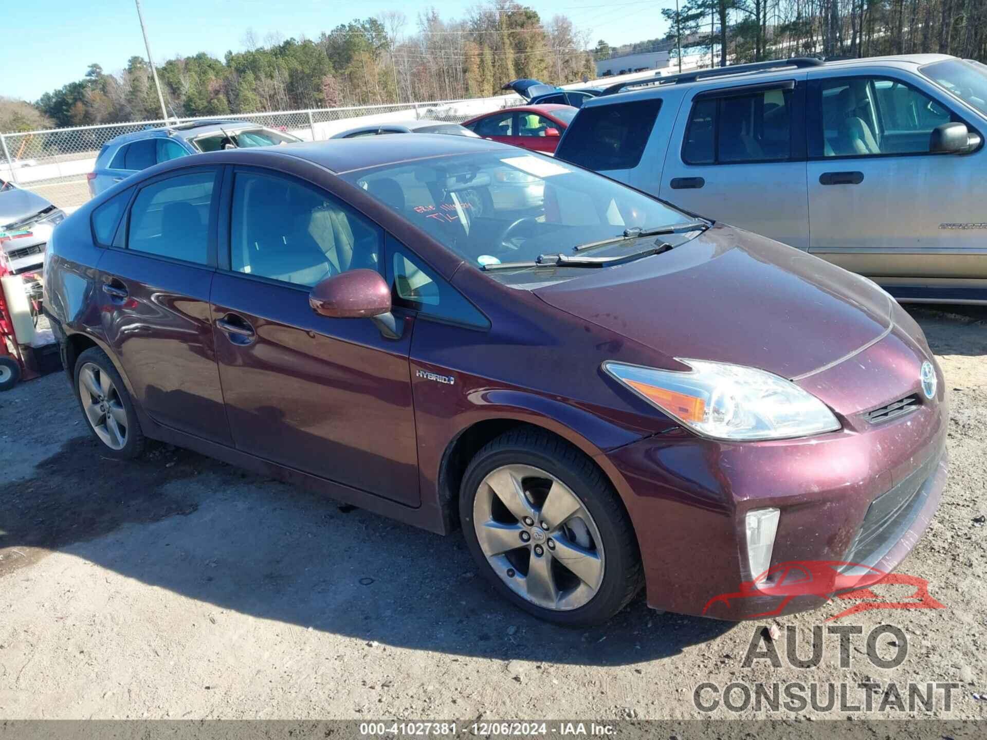 TOYOTA PRIUS 2013 - JTDKN3DU8D5582768