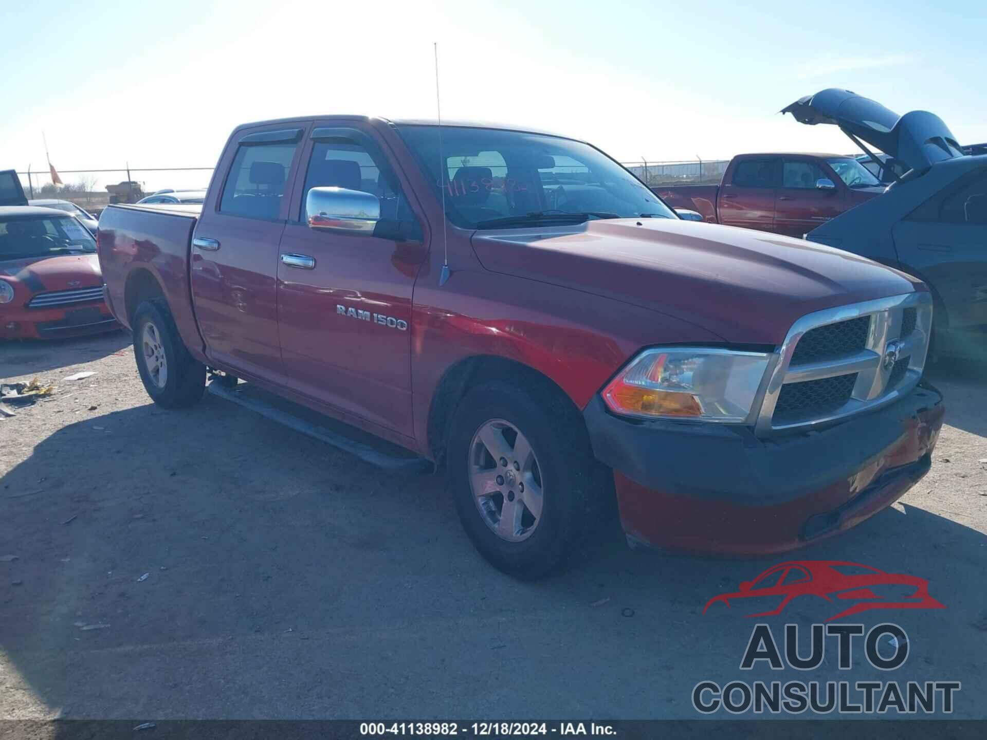 DODGE RAM 1500 2010 - 1D7RB1CP6AS195694