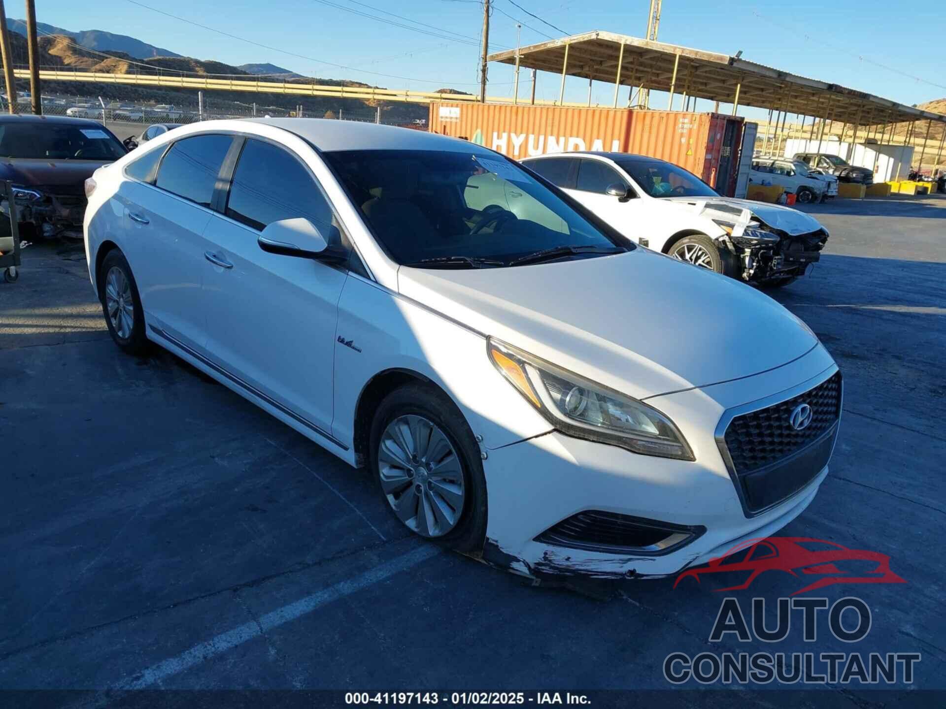 HYUNDAI SONATA HYBRID 2017 - KMHE24L1XHA059280
