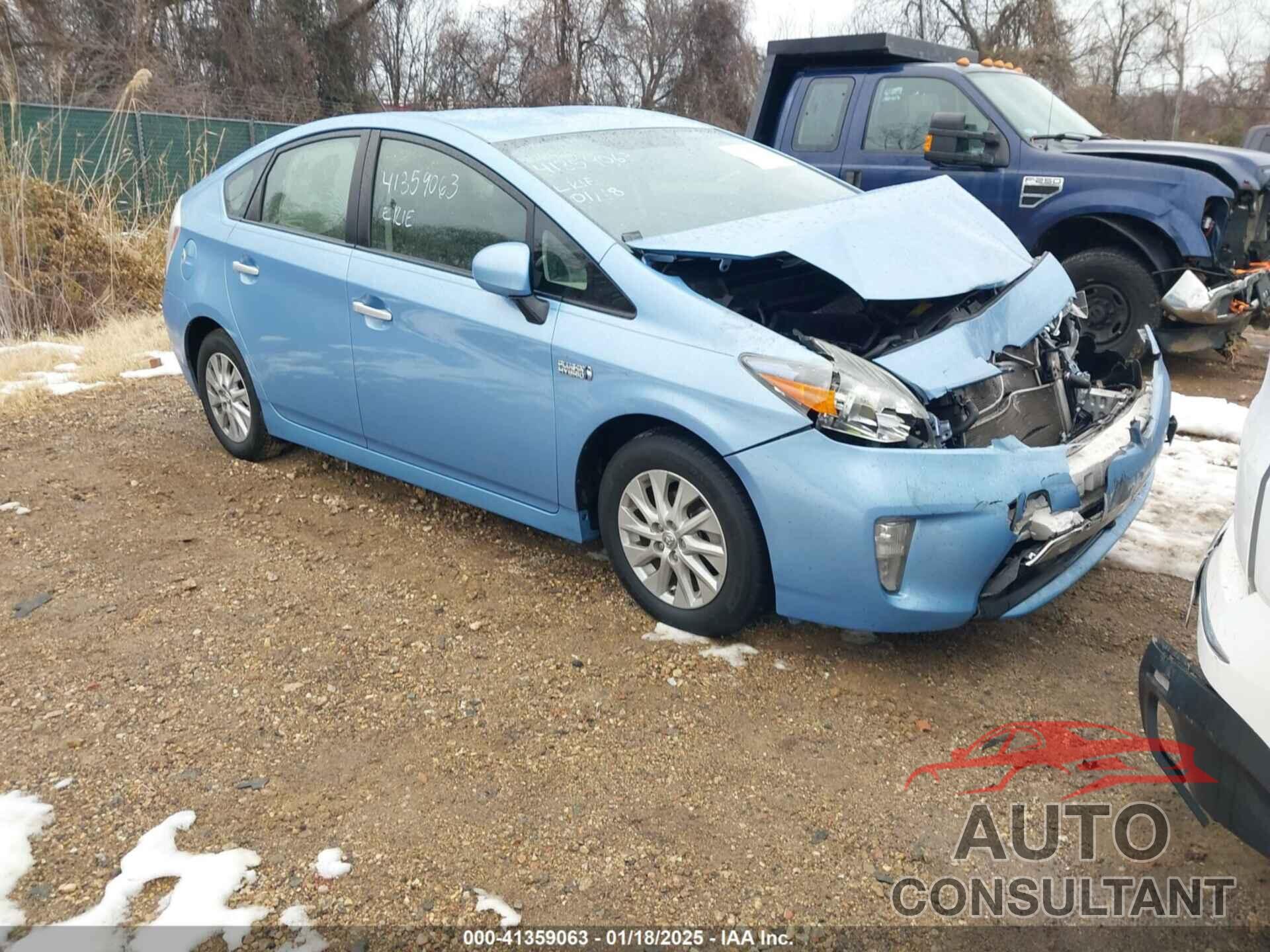 TOYOTA PRIUS PLUG-IN 2012 - JTDKN3DP7C3022731