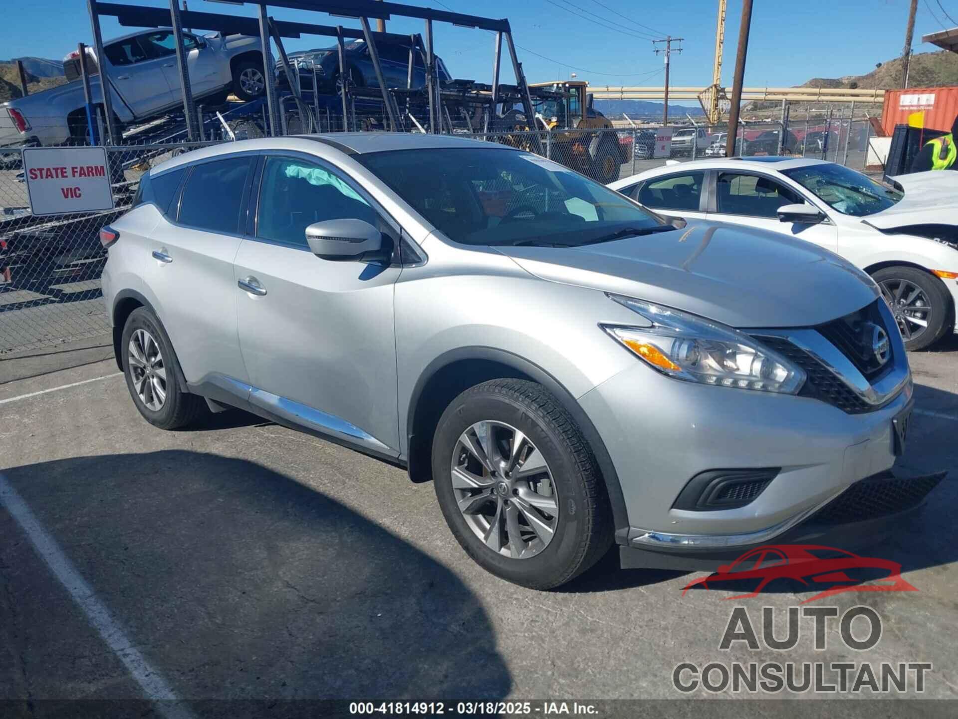 NISSAN MURANO 2017 - 5N1AZ2MG5HN146496