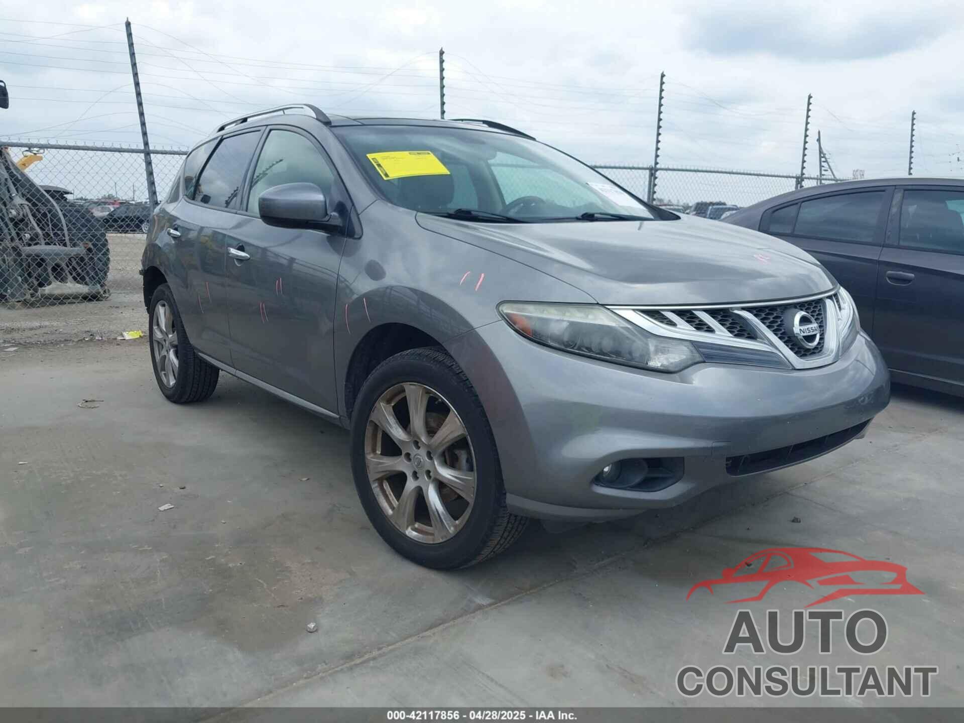 NISSAN MURANO 2014 - JN8AZ1MW3EW533998