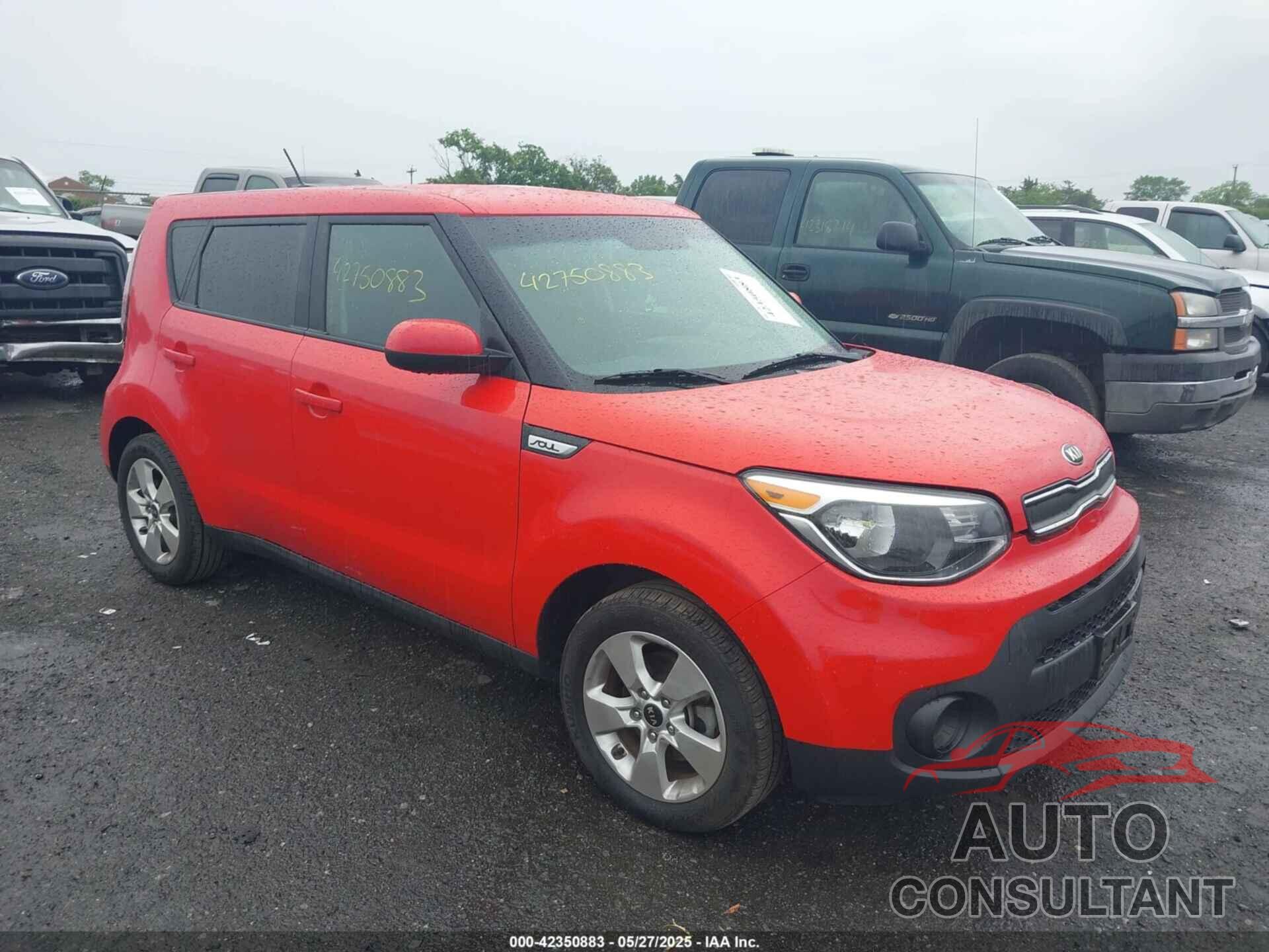 KIA SOUL 2019 - KNDJN2A26K7009233