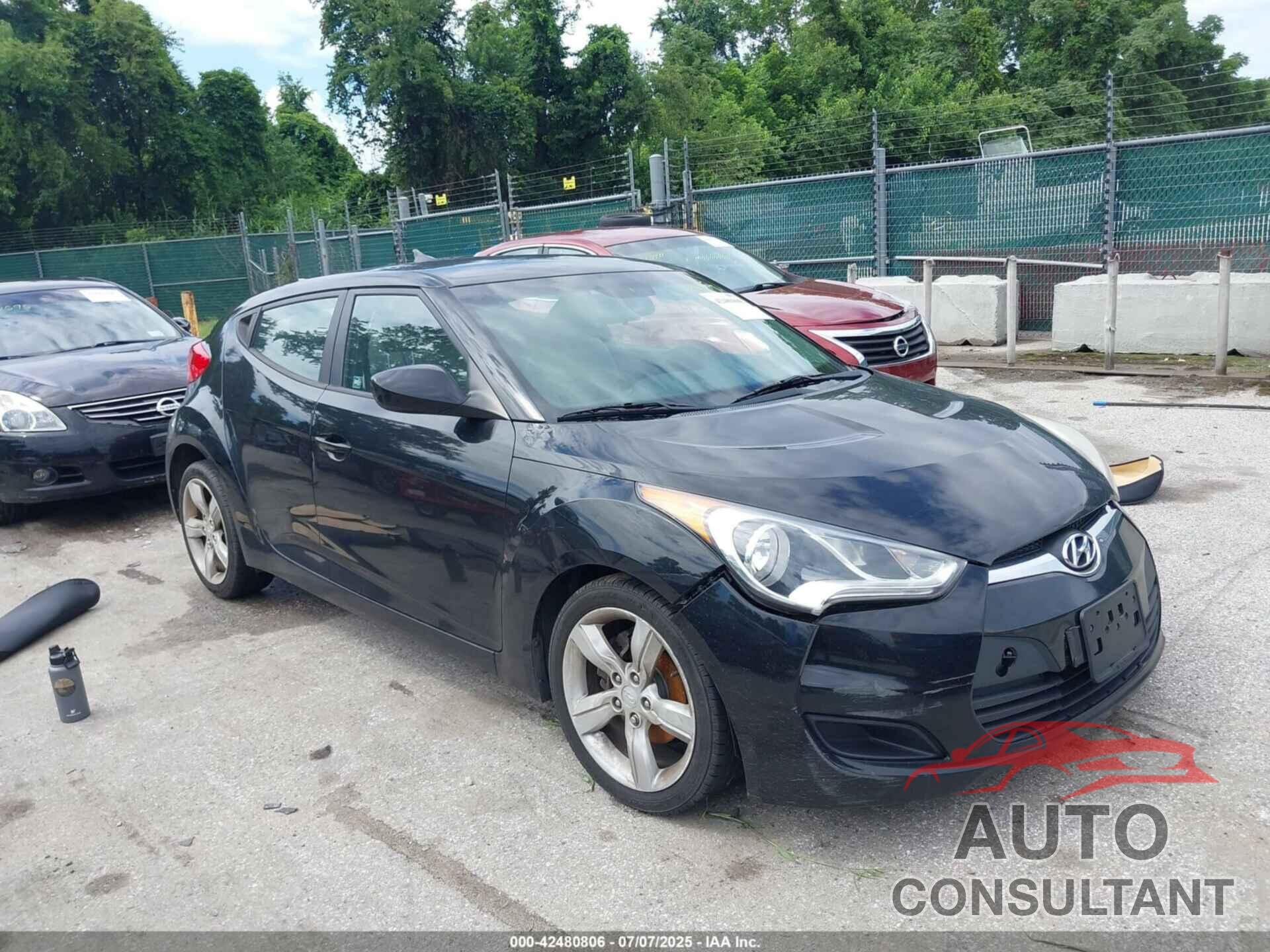 HYUNDAI VELOSTER 2012 - KMHTC6AD6CU078431