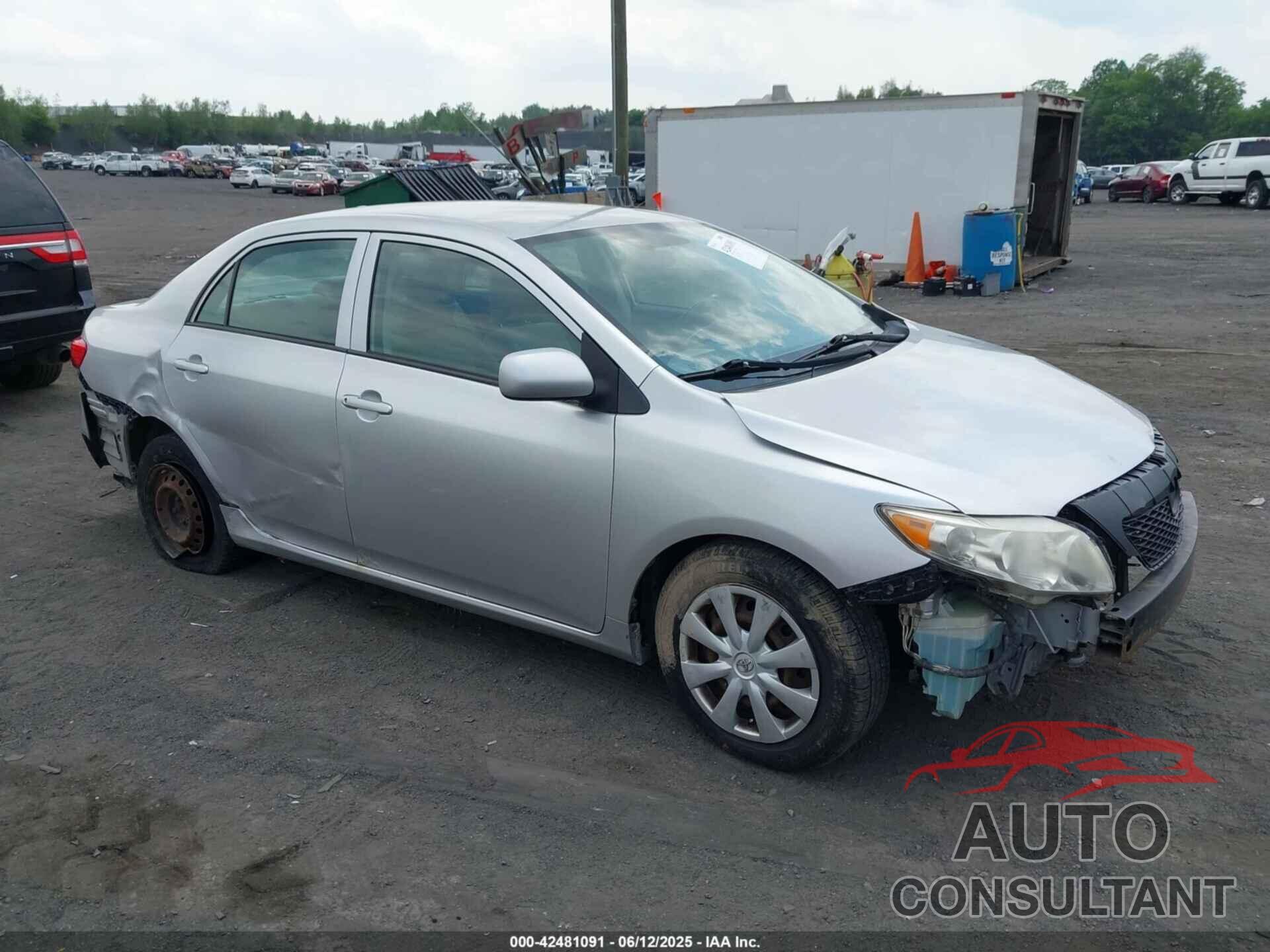 TOYOTA COROLLA 2009 - 2T1BU40E19C172007