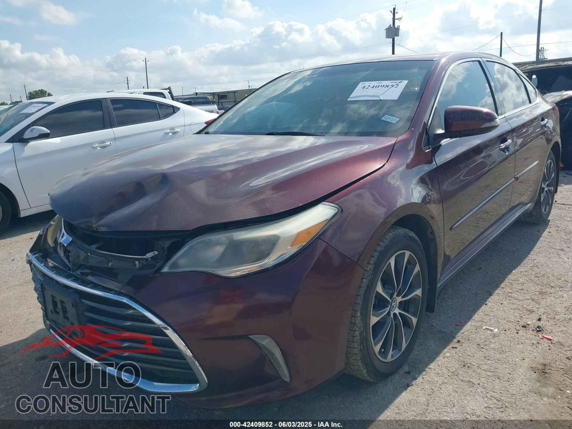 TOYOTA AVALON 2016 - 4T1BK1EB6GU242597