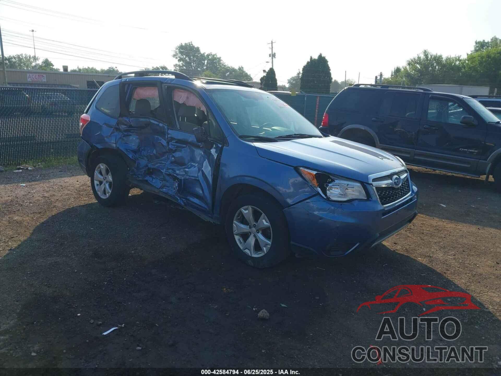 SUBARU FORESTER 2015 - JF2SJADCXFH424961