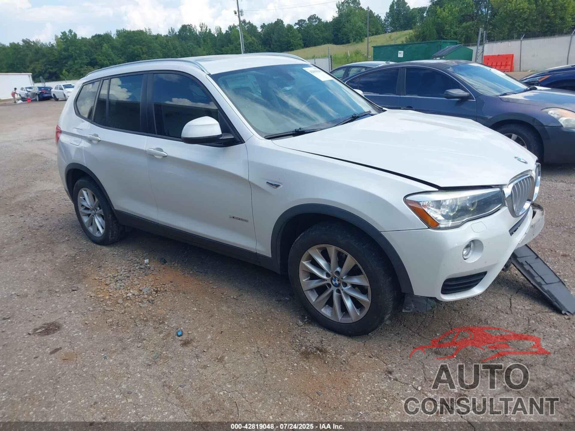 BMW X3 2015 - 5UXWX9C56F0D52186