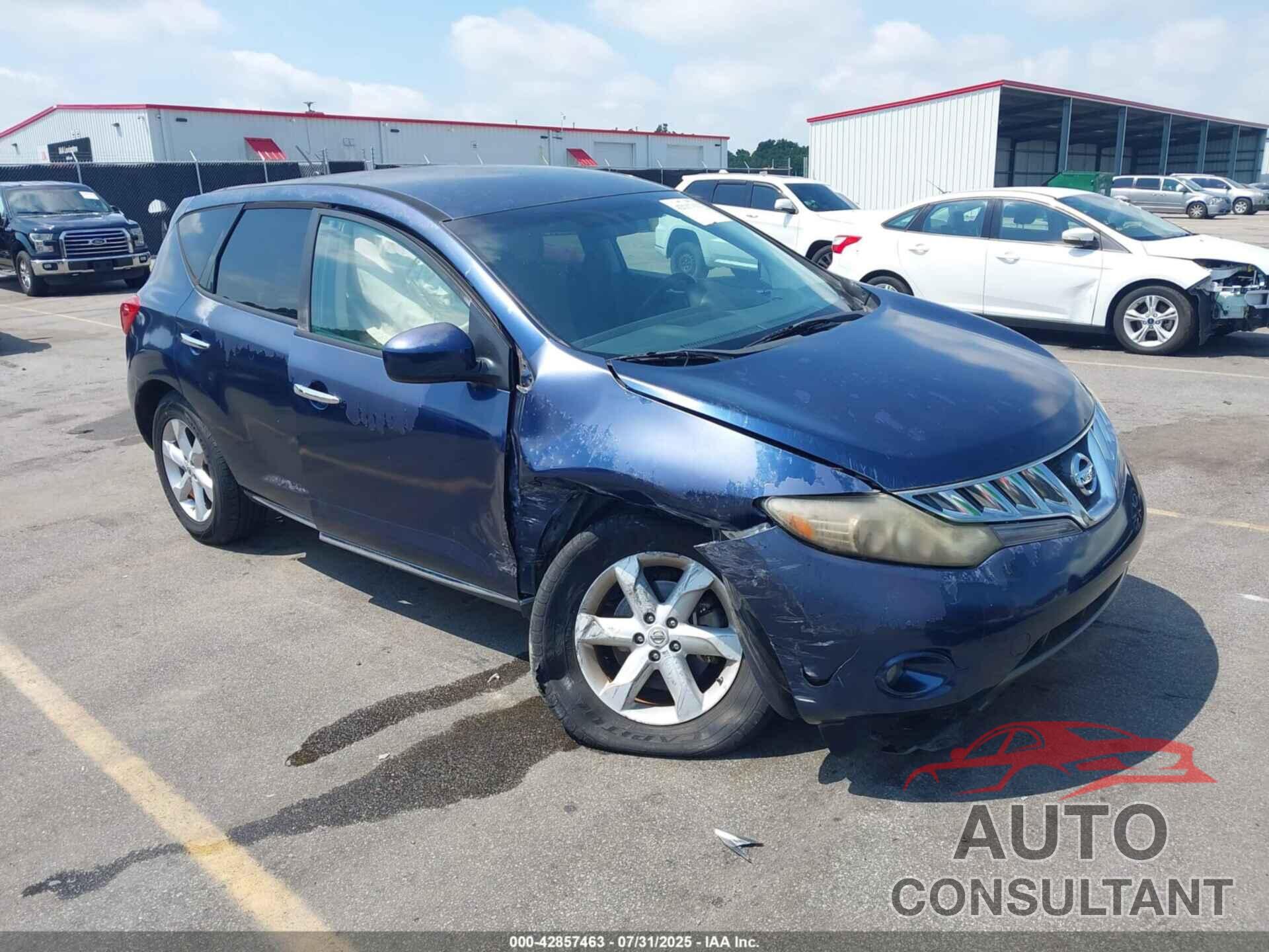 NISSAN MURANO 2009 - JN8AZ18U69W016211