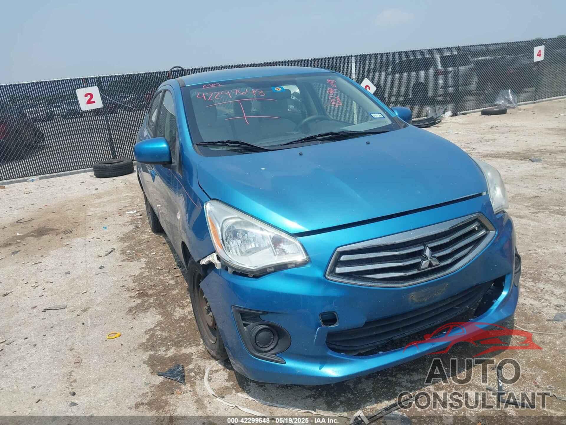 MITSUBISHI MIRAGE G4 2017 - ML32F3FJ6HHF11949
