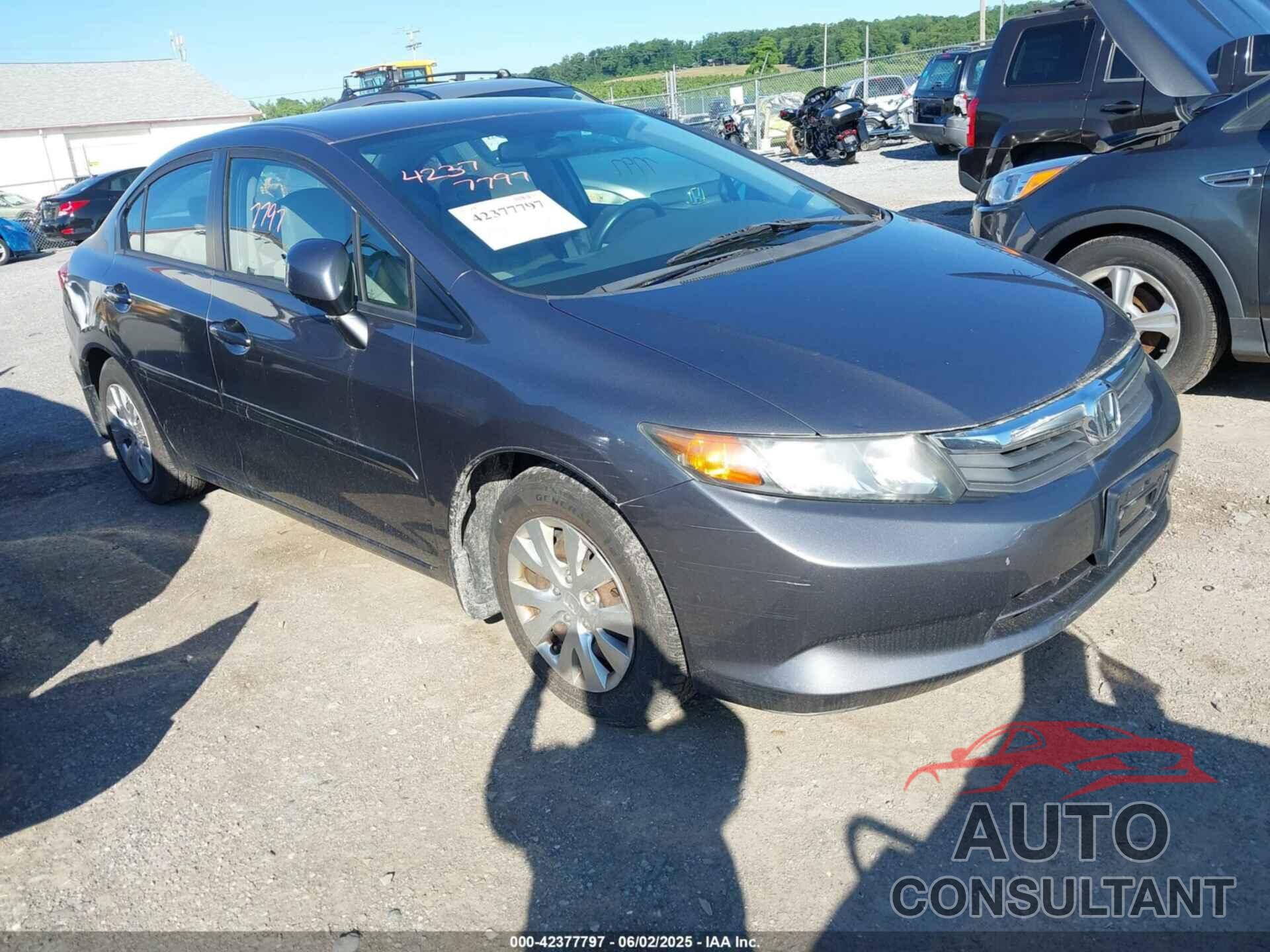HONDA CIVIC 2012 - 19XFB2F50CE355314