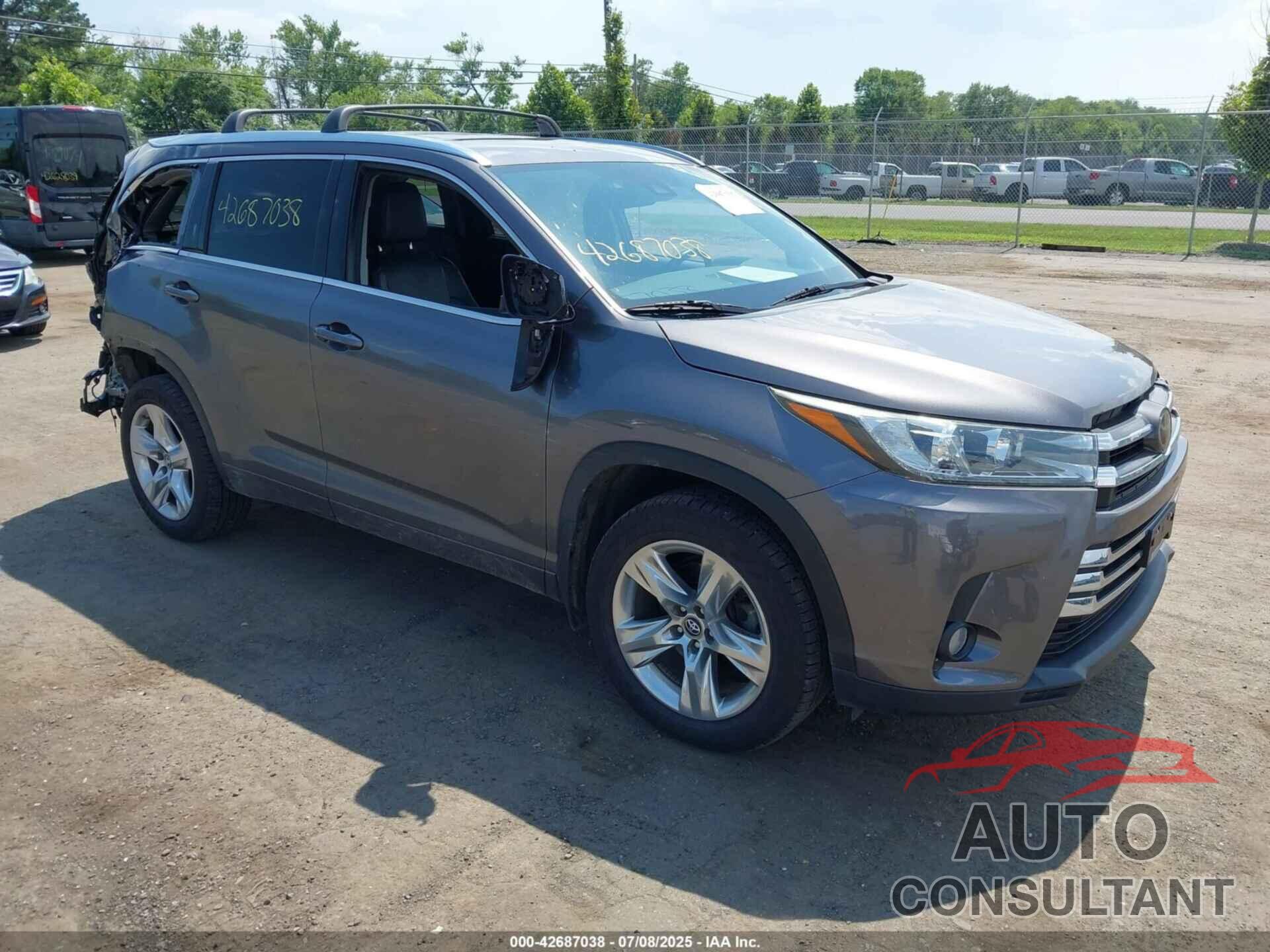 TOYOTA HIGHLANDER 2017 - 5TDDZRFH6HS483169