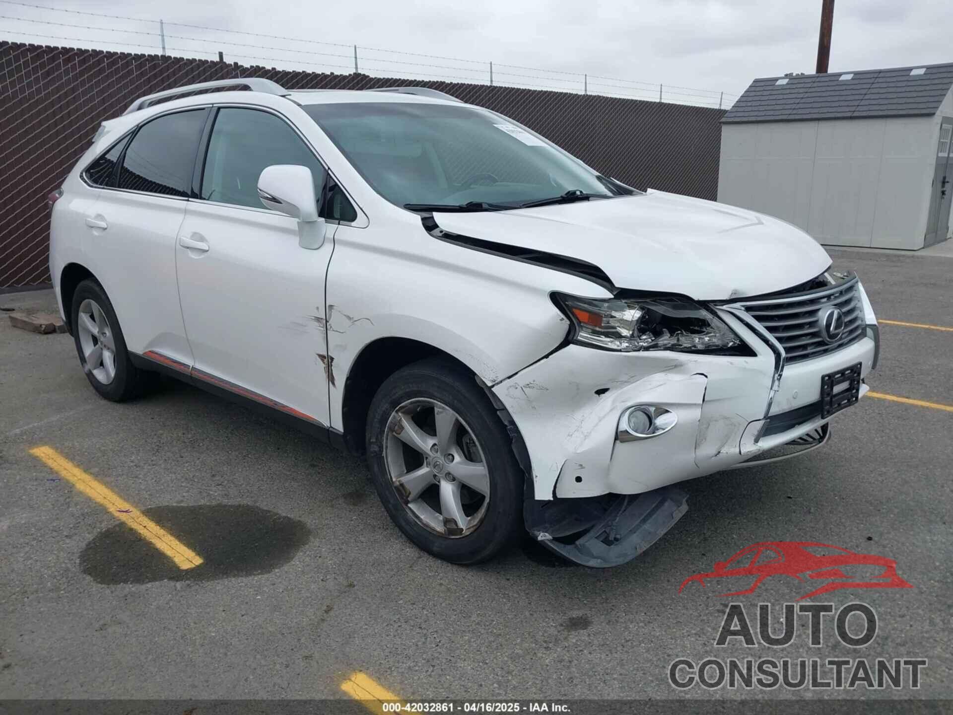 LEXUS RX 2015 - JTJZK1BA9F2422114
