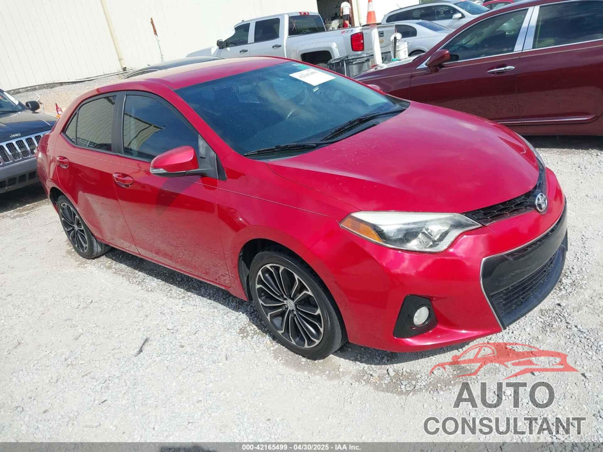 TOYOTA COROLLA 2014 - 2T1BURHE7EC043247