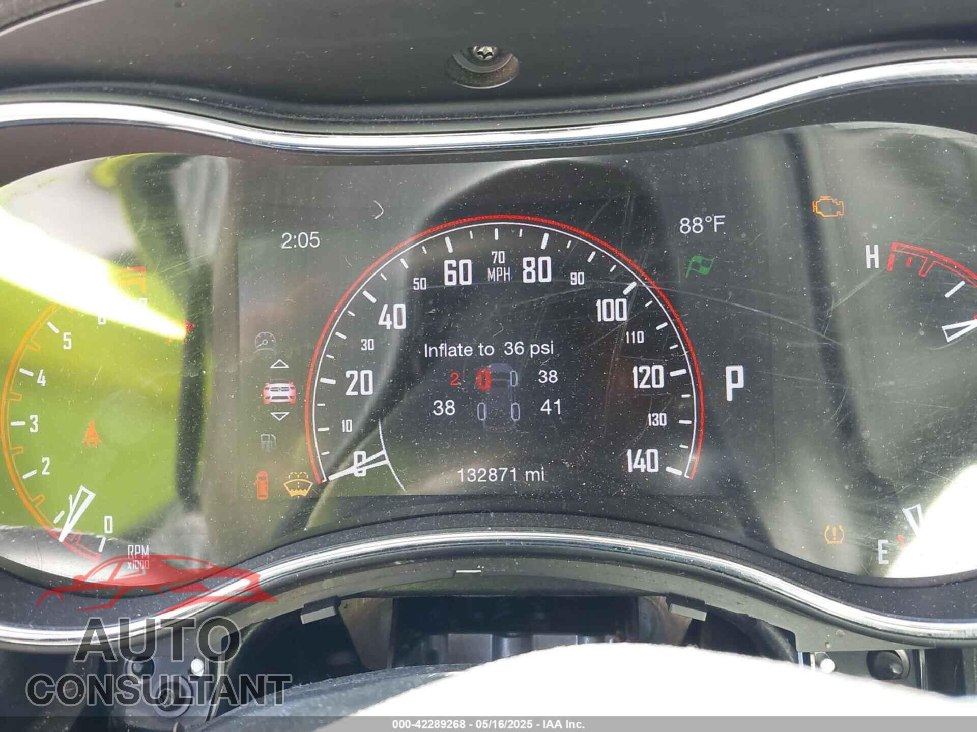 DODGE DURANGO 2017 - 1C4RDJAG9HC623527