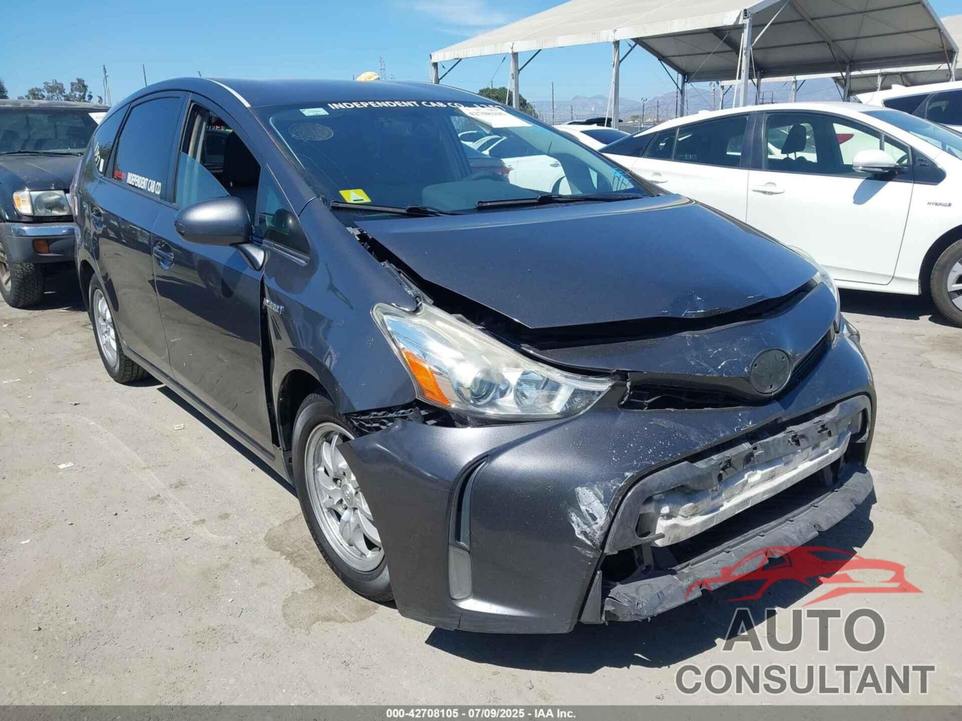 TOYOTA PRIUS V 2015 - JTDZN3EU1FJ023490