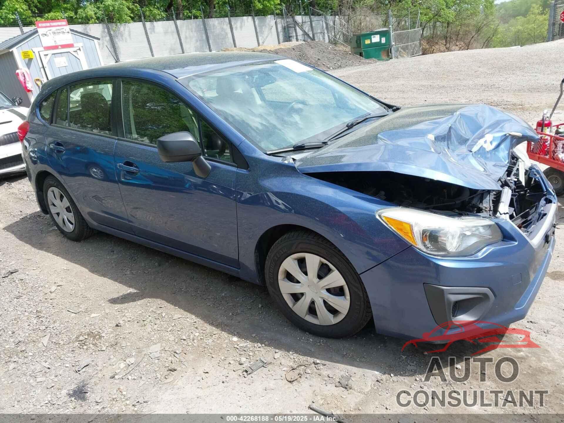 SUBARU IMPREZA 2013 - JF1GPAA65D2873892