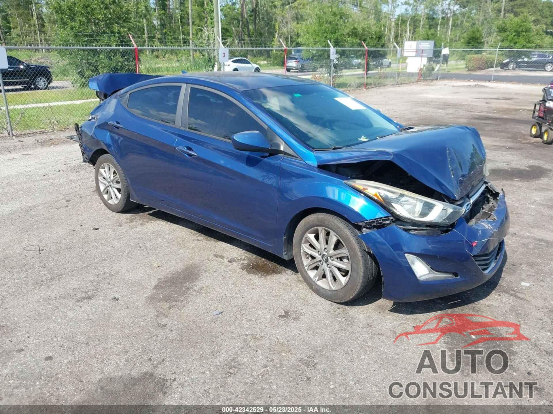 HYUNDAI ELANTRA 2016 - 5NPDH4AE3GH778561