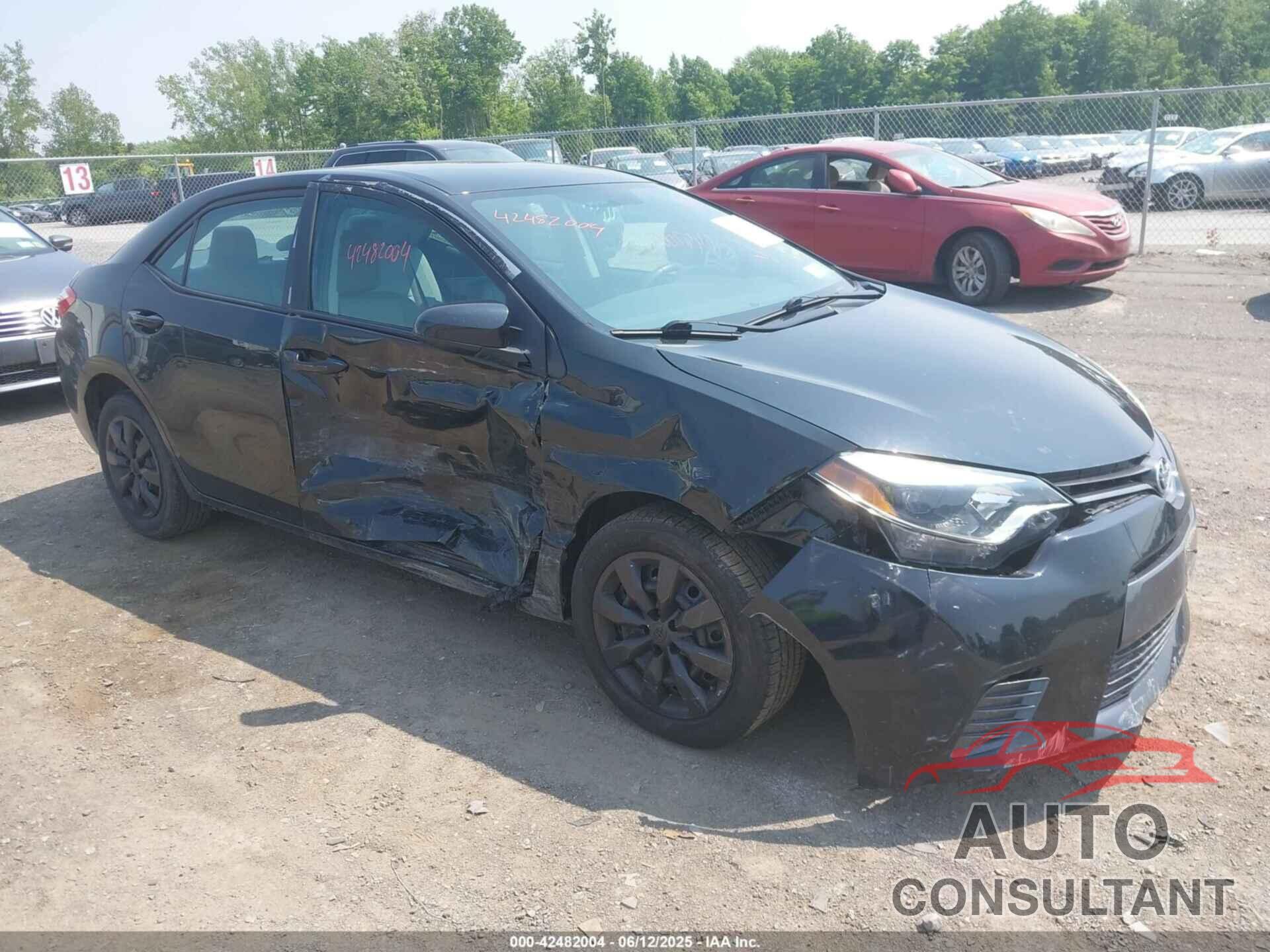 TOYOTA COROLLA 2016 - 2T1BURHE4GC573548