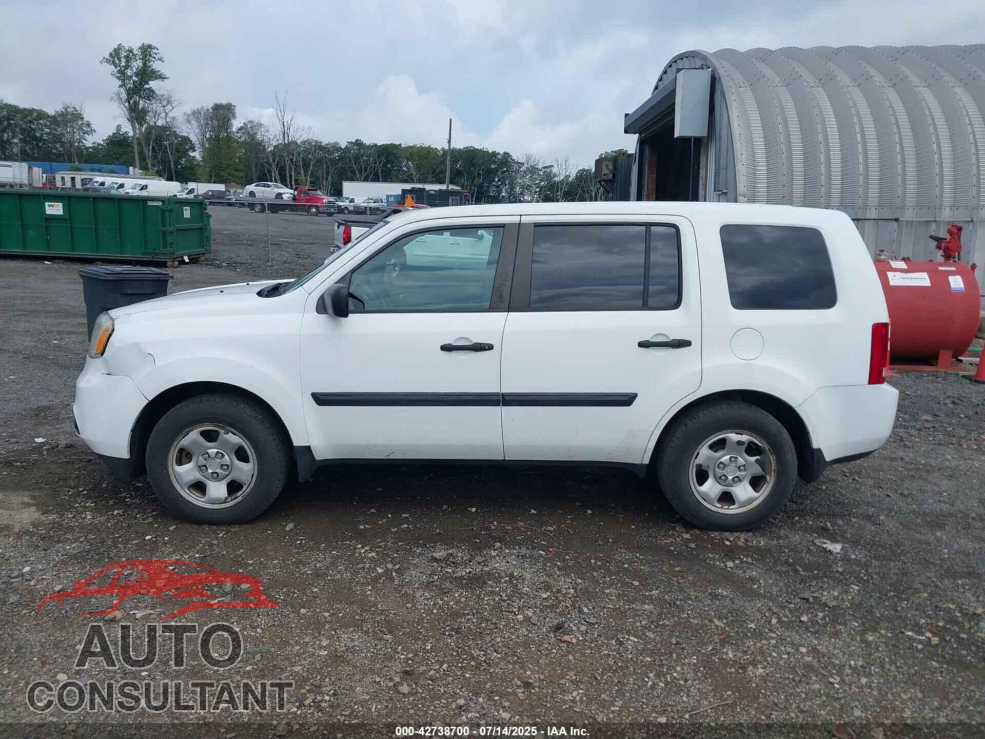 HONDA PILOT 2013 - 5FNYF4H29DB013285