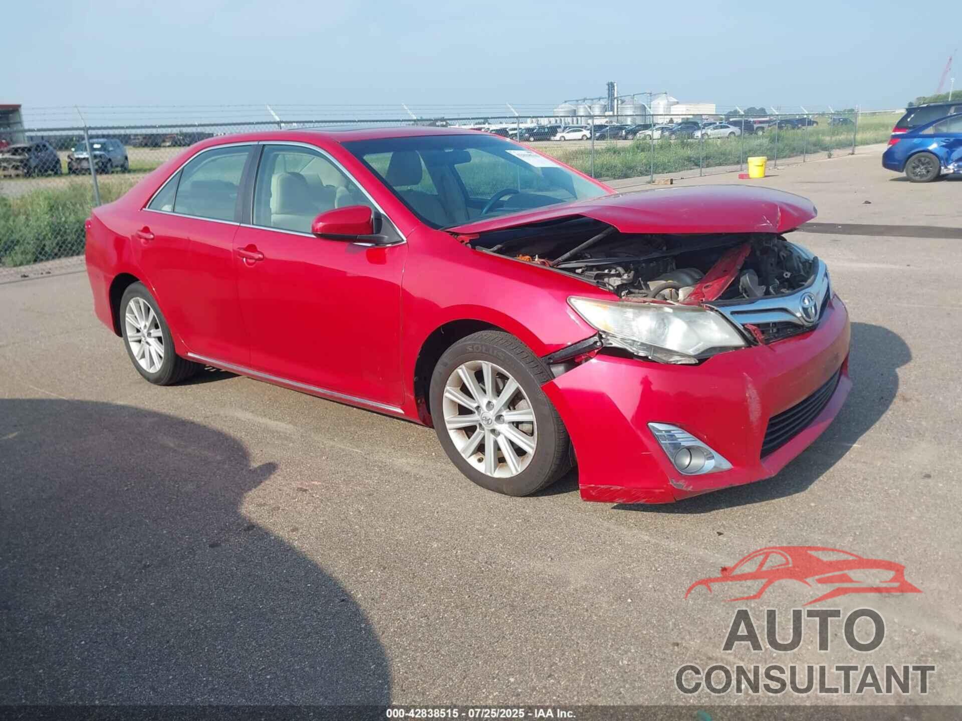 TOYOTA CAMRY 2012 - 4T4BF1FK6CR168603