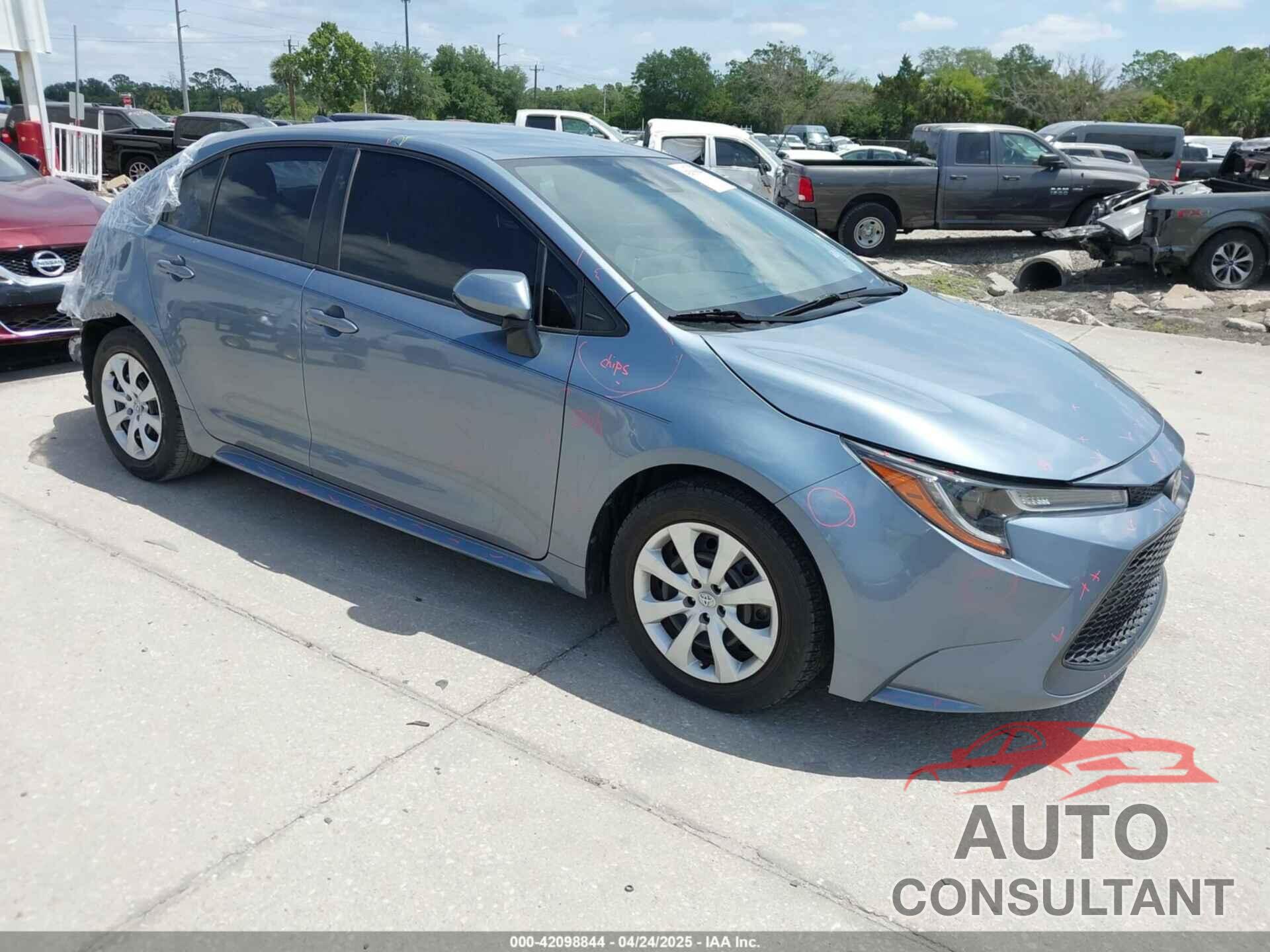 TOYOTA COROLLA 2020 - JTDEPRAE9LJ021850
