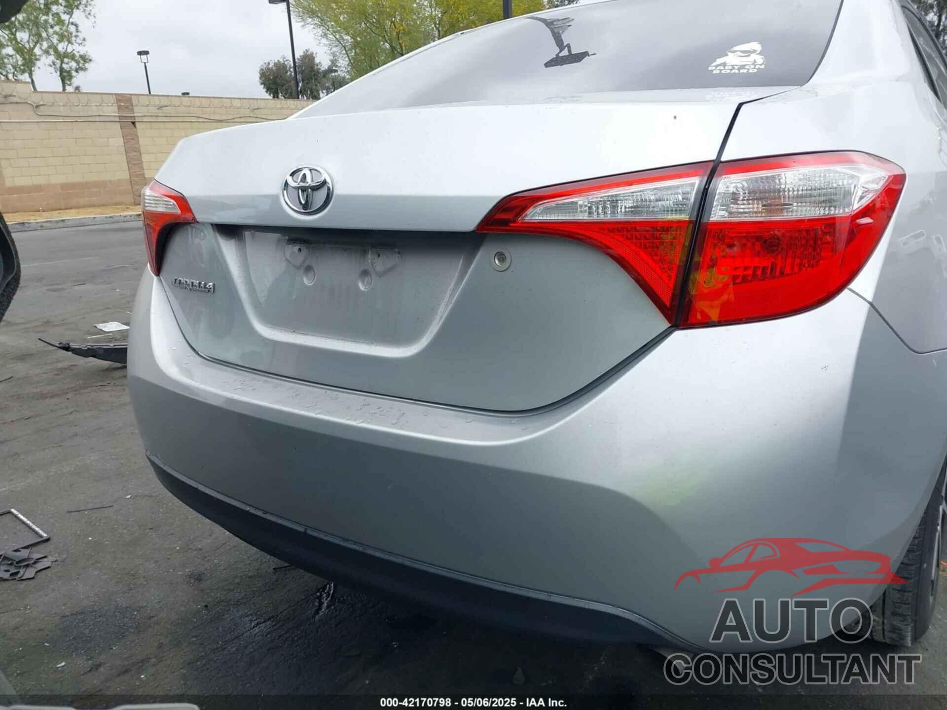 TOYOTA COROLLA 2016 - 5YFBURHE0GP406538
