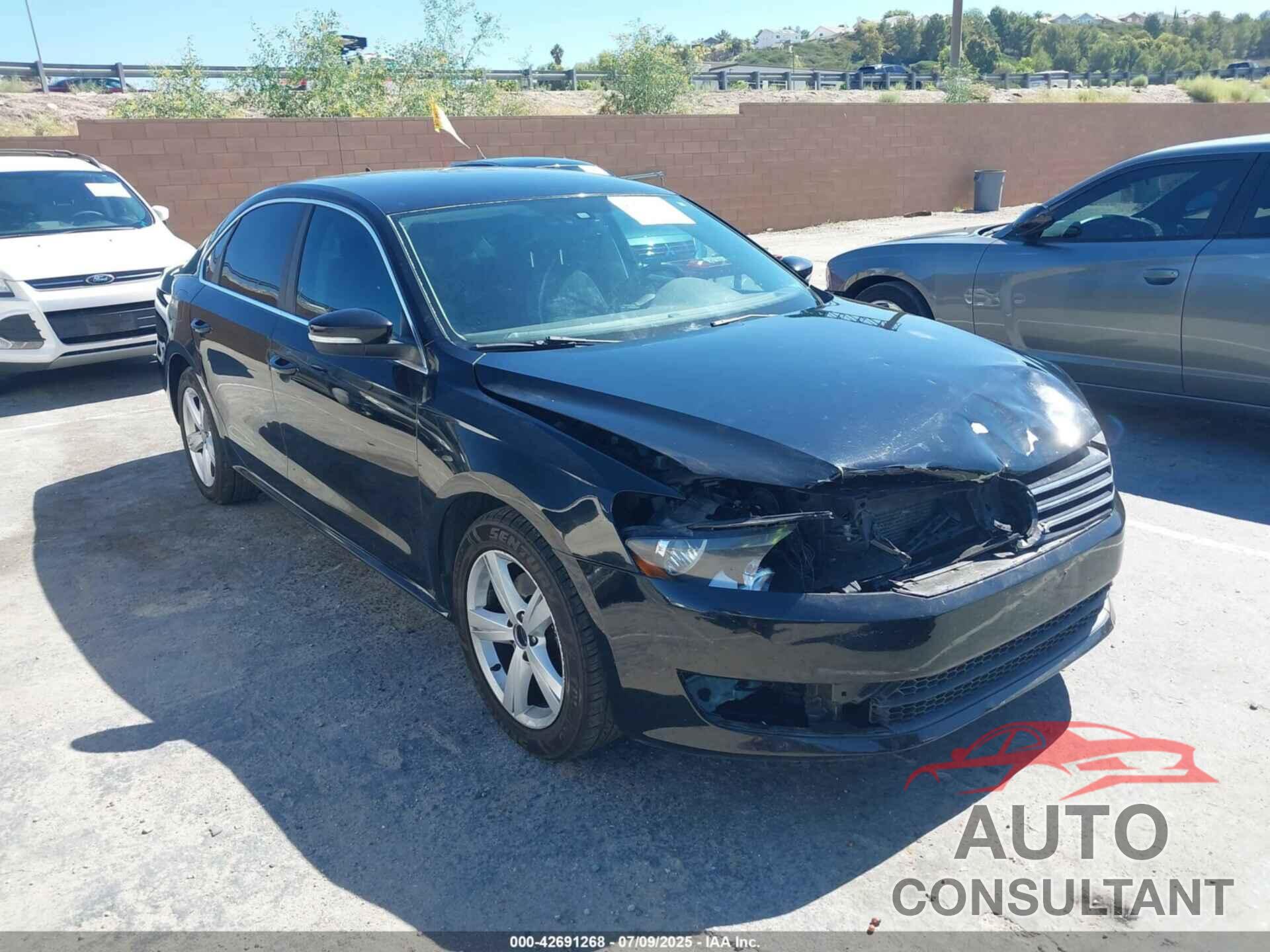 VOLKSWAGEN PASSAT 2013 - 1VWBP7A33DC064346