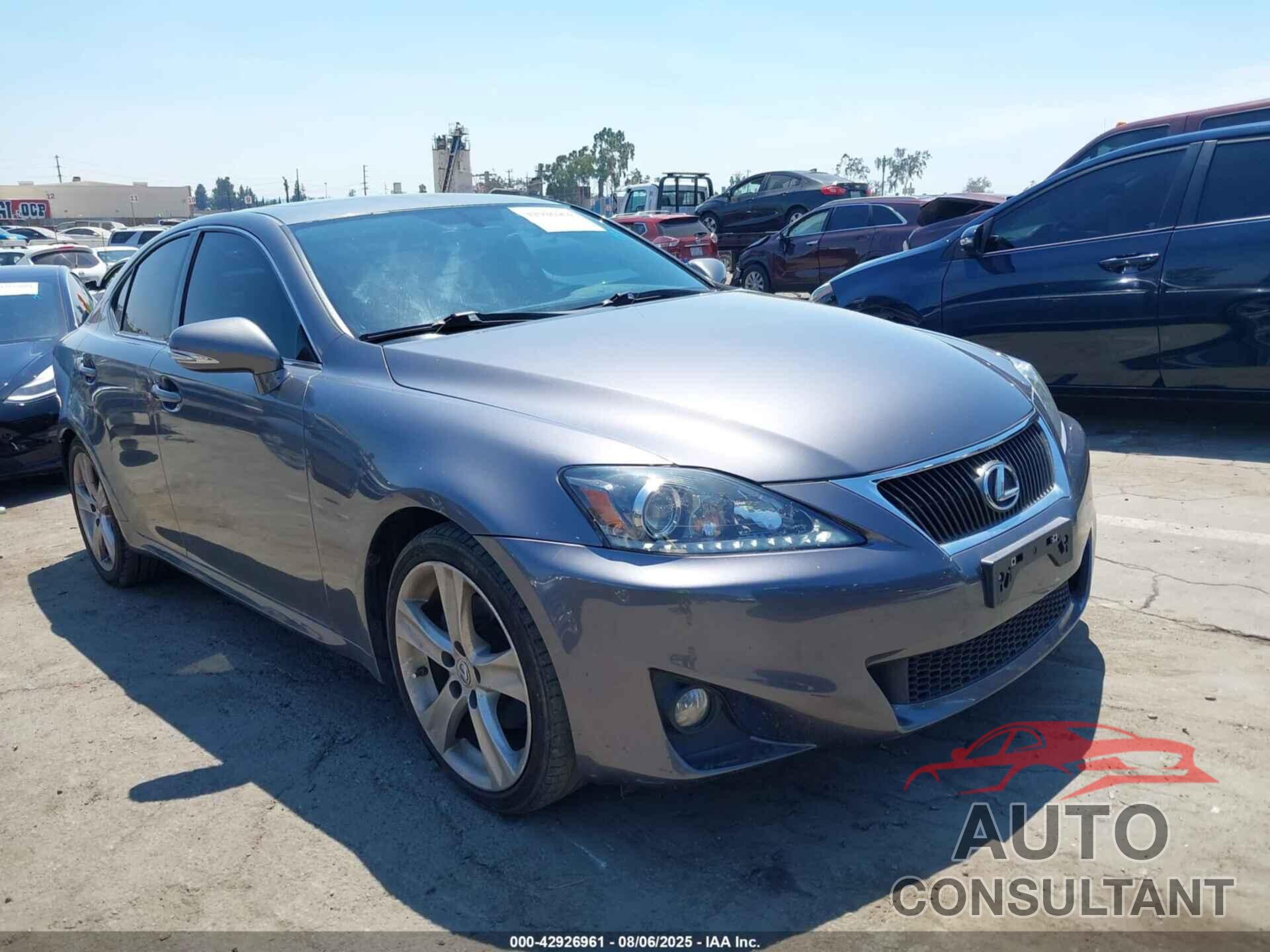 LEXUS IS 250 2012 - JTHBF5C26C5176445