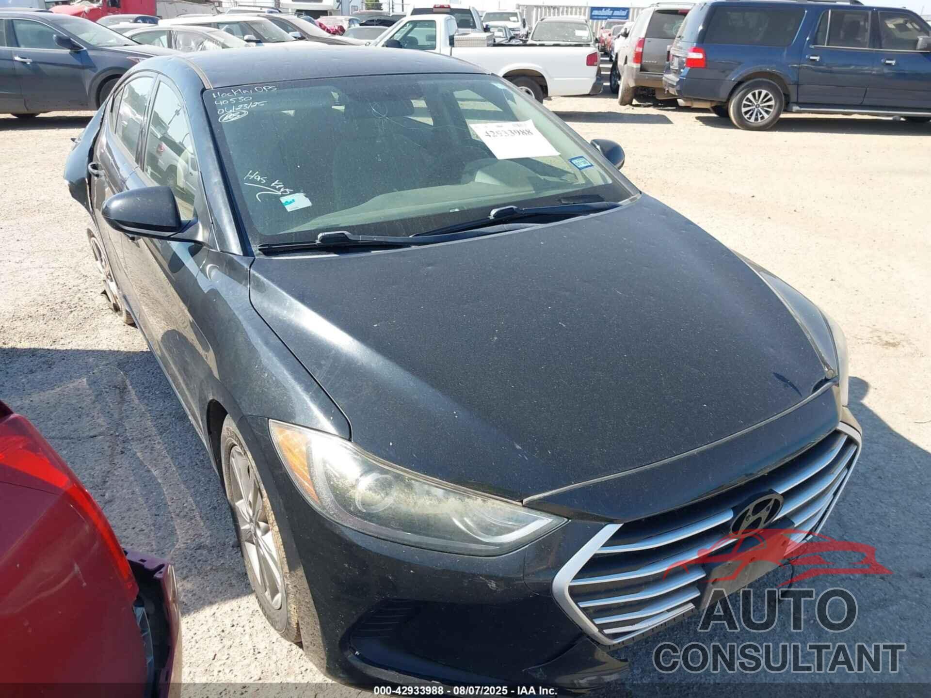 HYUNDAI ELANTRA 2017 - 5NPD84LFXHH168213