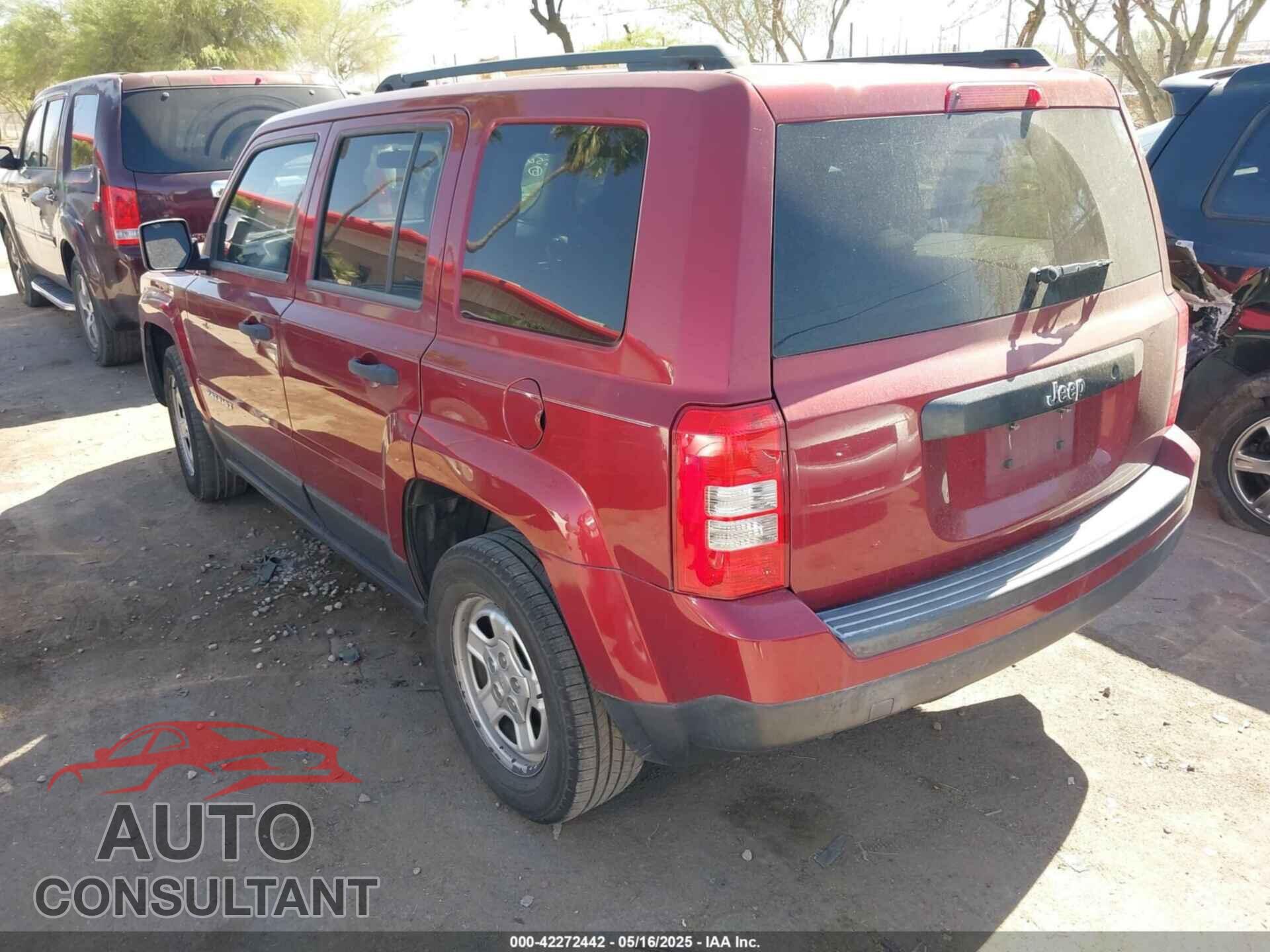 JEEP PATRIOT 2013 - 1C4NJPBA5DD255694