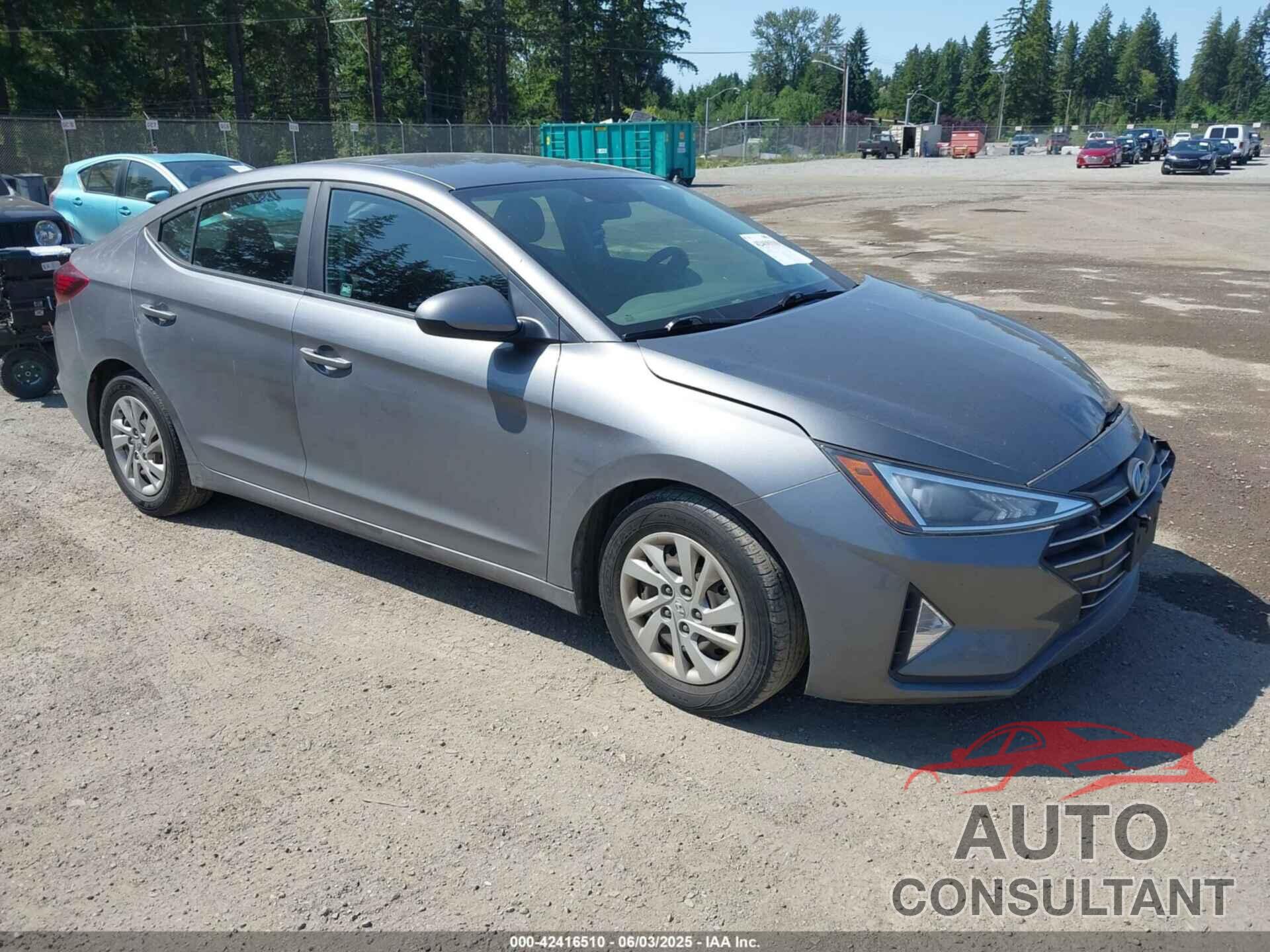 HYUNDAI ELANTRA 2019 - 5NPD74LF6KH485139
