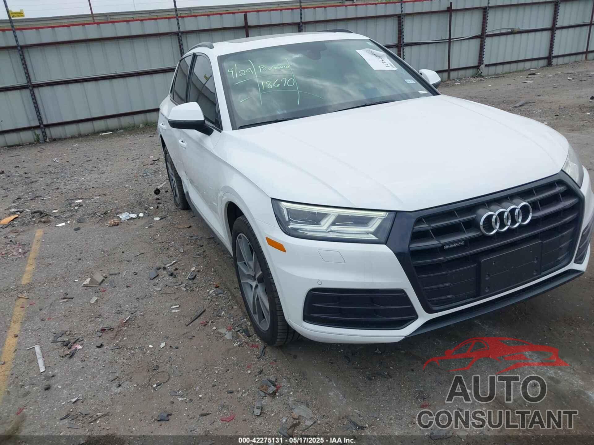 AUDI Q5 2019 - WA1BNAFY2K2030101