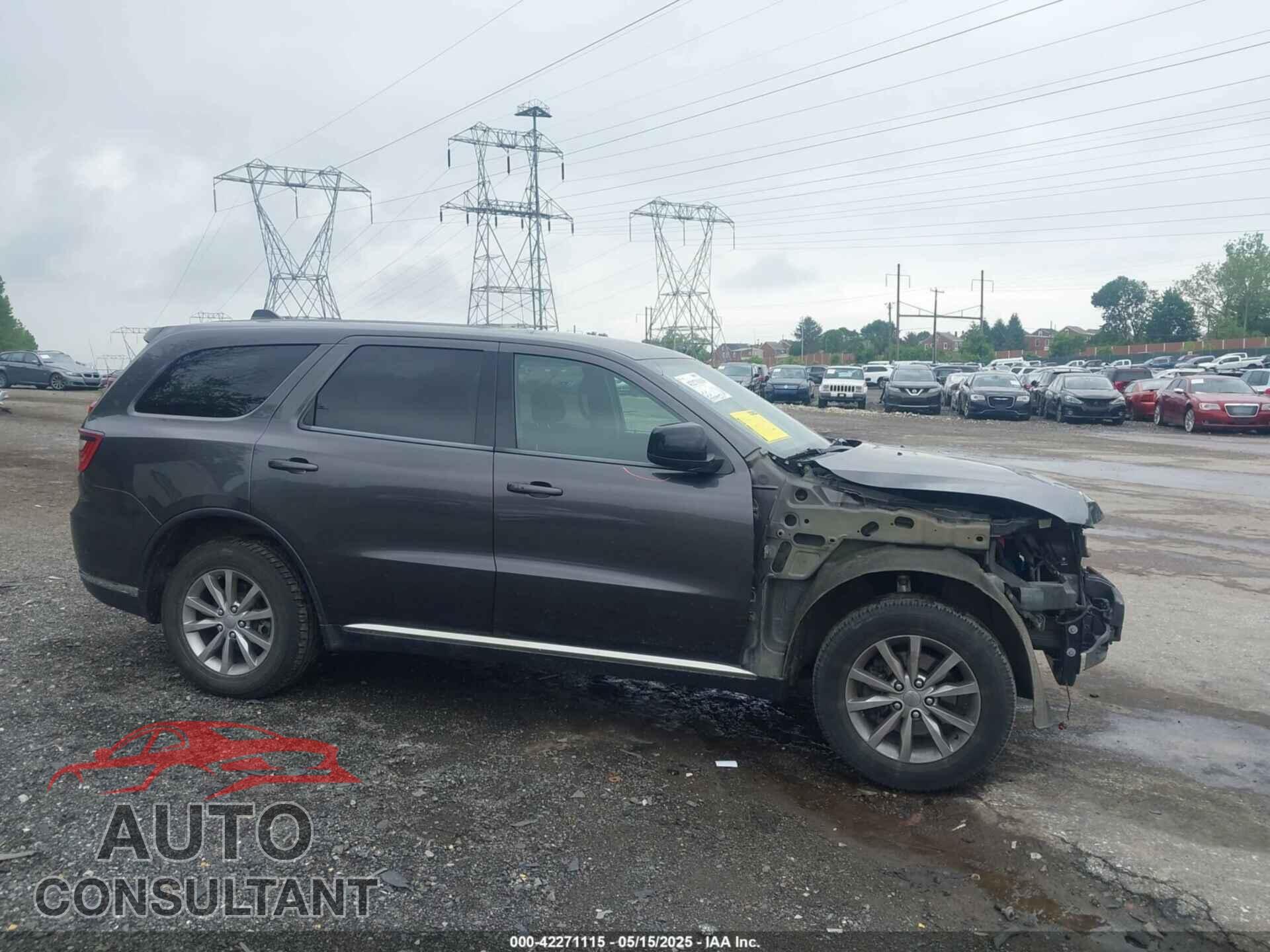 DODGE DURANGO 2017 - 1C4RDJAG5HC898554