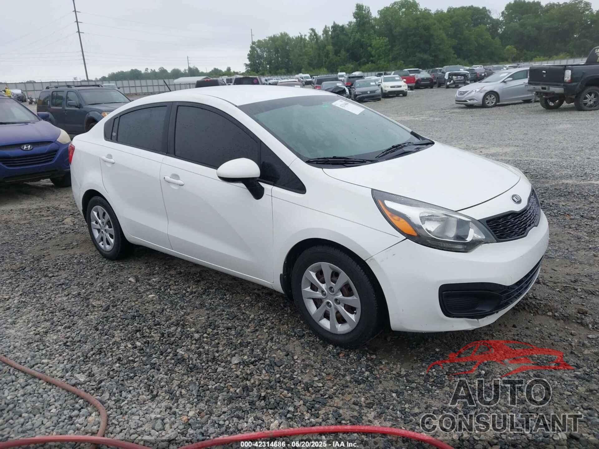 KIA RIO 2014 - KNADM4A39E6381211