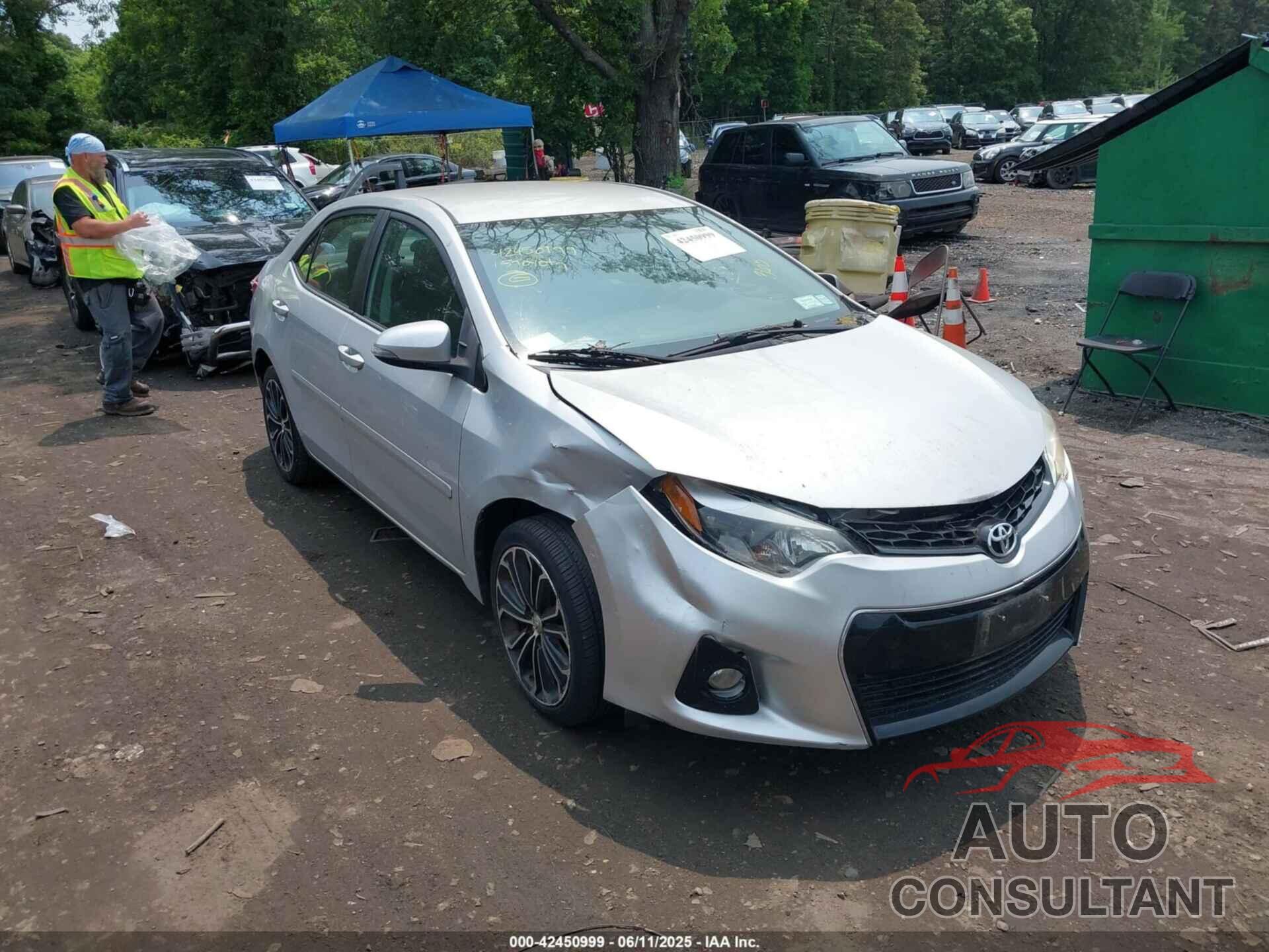 TOYOTA COROLLA 2015 - 2T1BURHE9FC251311