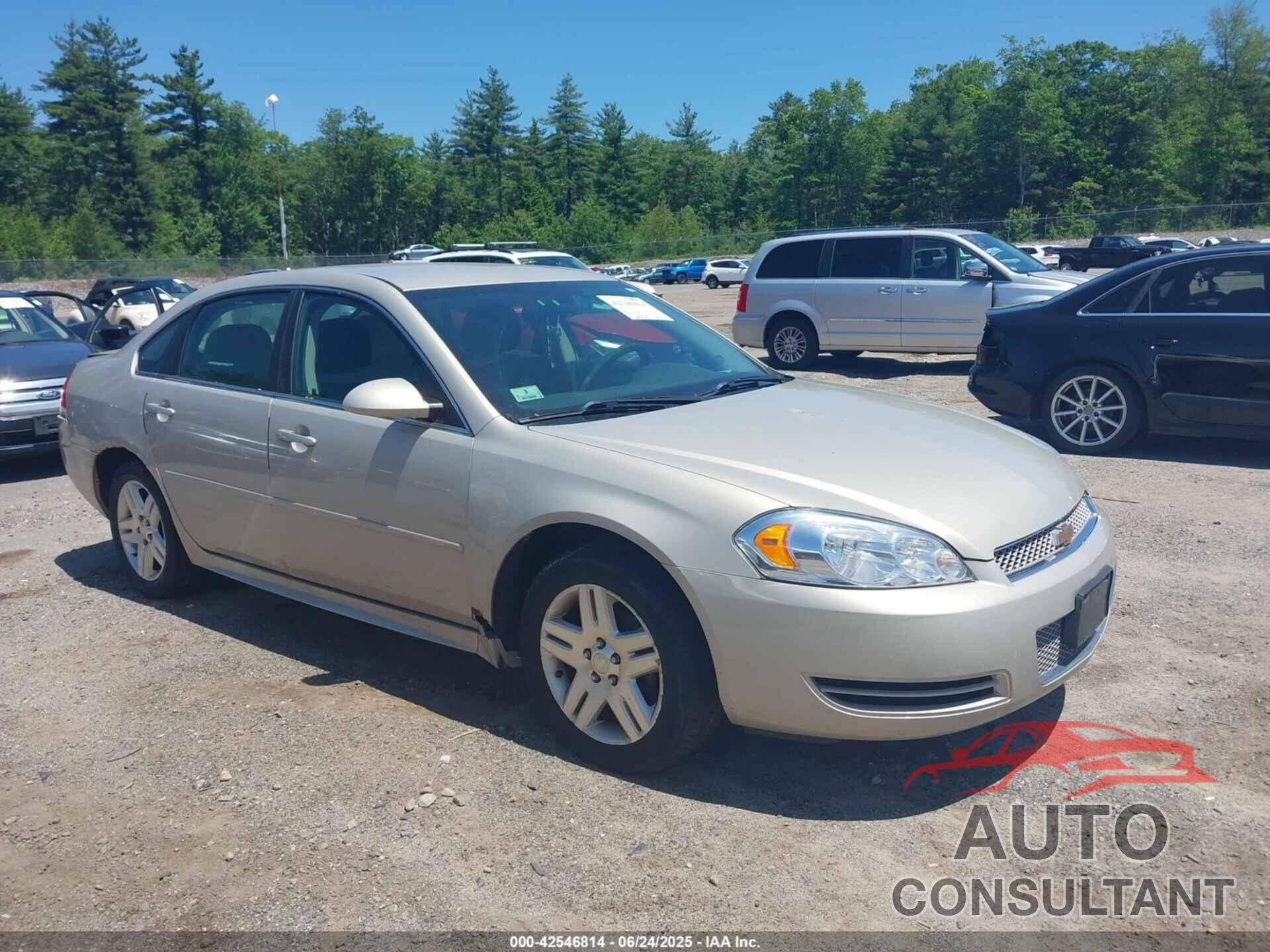 CHEVROLET IMPALA 2012 - 2G1WG5E30C1299268