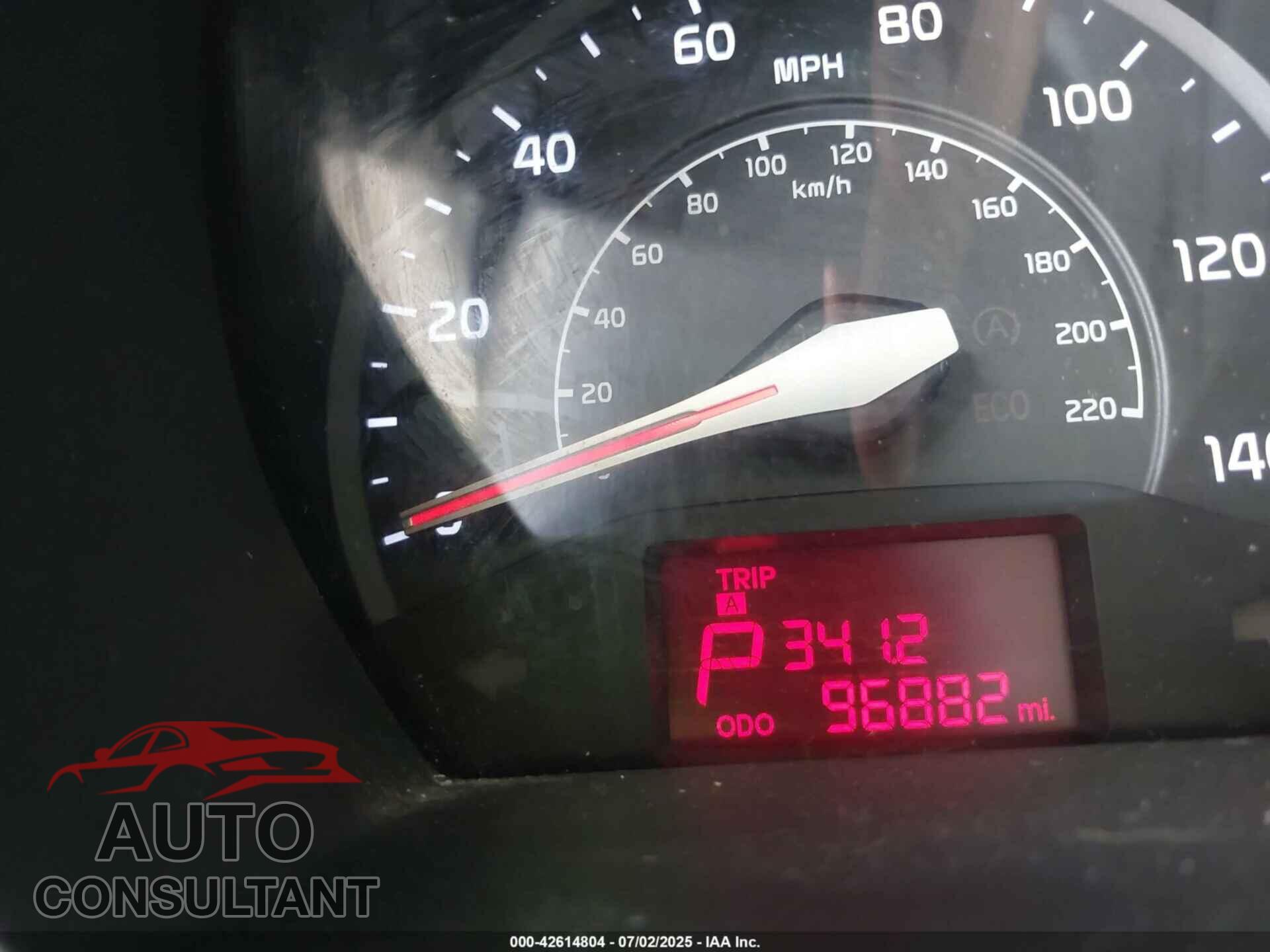 KIA RIO 2013 - KNADN4A38D6232820