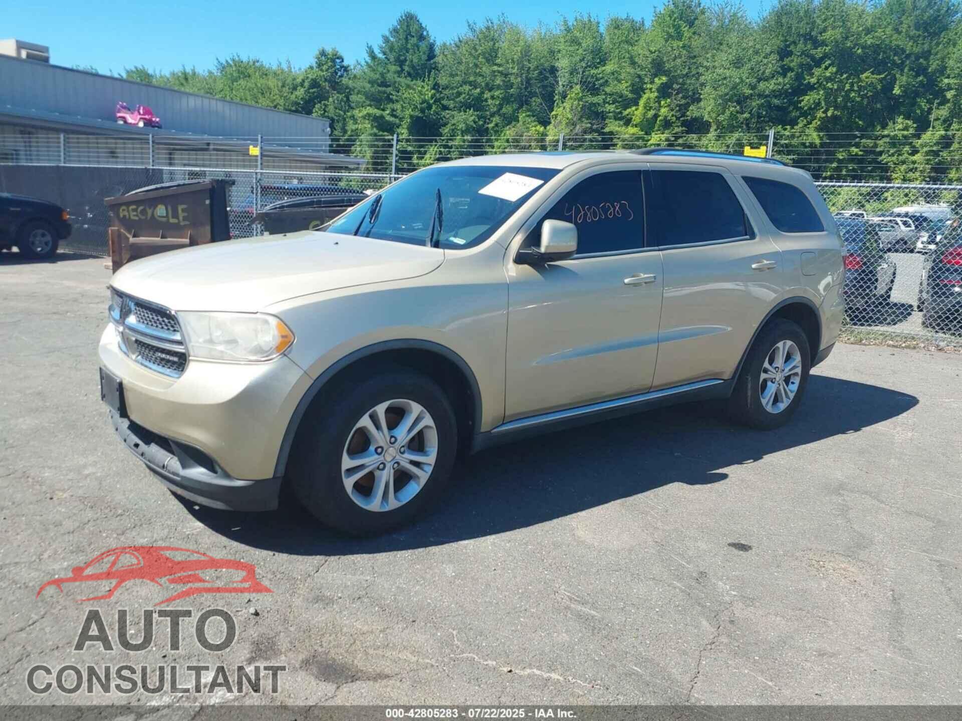 DODGE DURANGO 2012 - 1C4RDJAG4CC147535