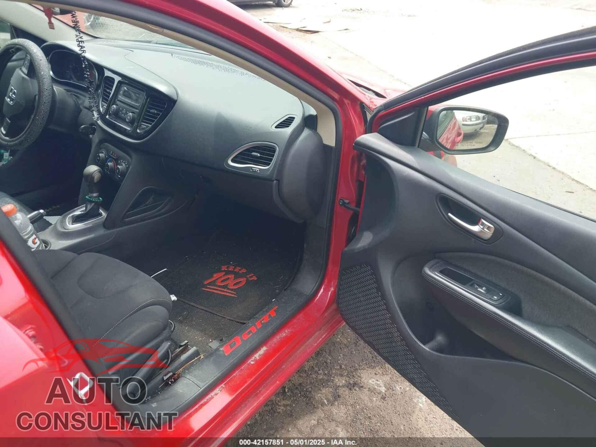 DODGE DART 2013 - 1C3CDFBA1DD295459