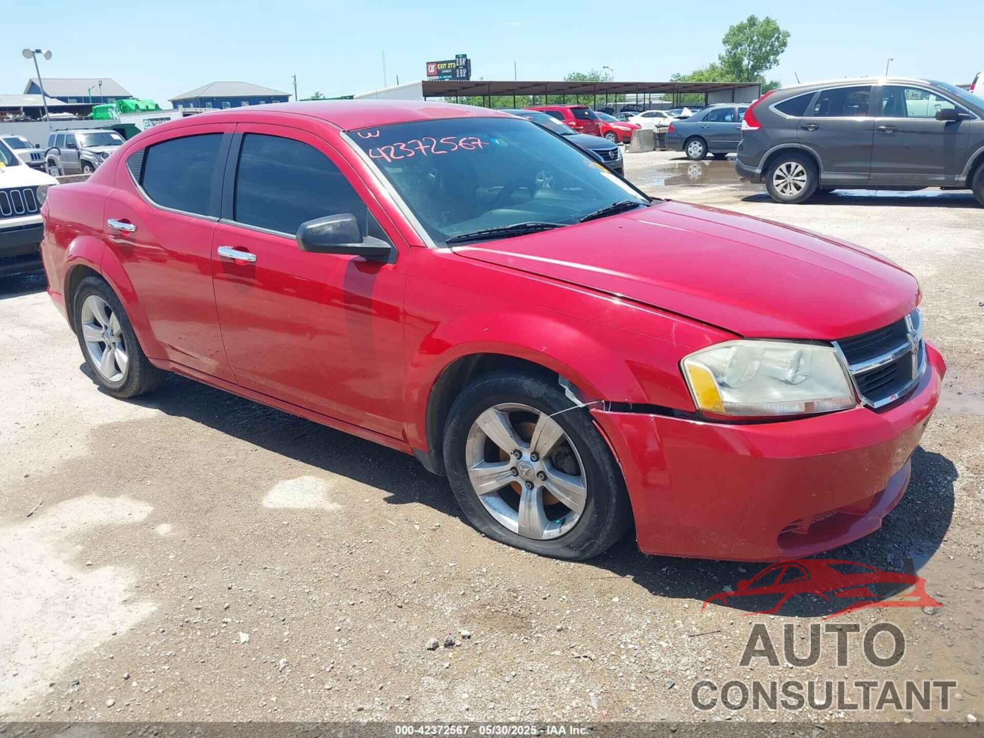 DODGE AVENGER 2013 - 1C3CDZAB8DN756856