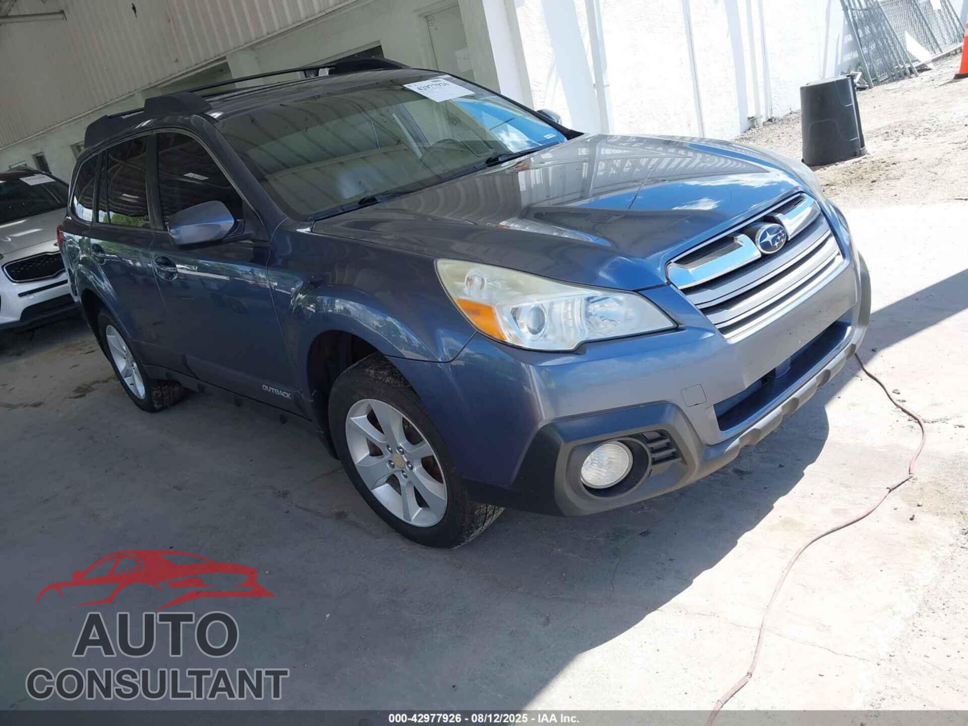 SUBARU OUTBACK 2014 - 4S4BRBCC8E1201299