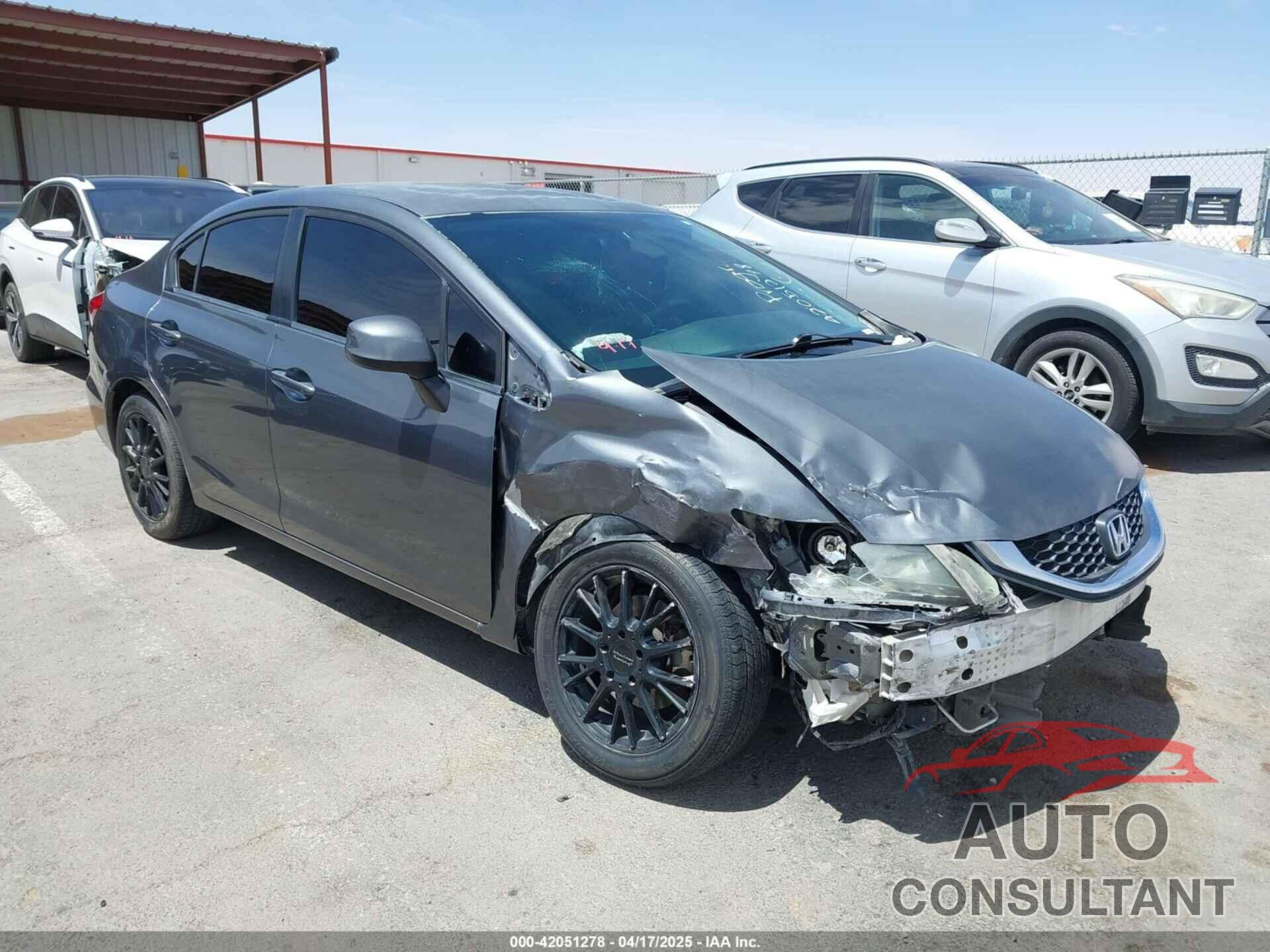HONDA CIVIC 2013 - 19XFB2F52DE062435