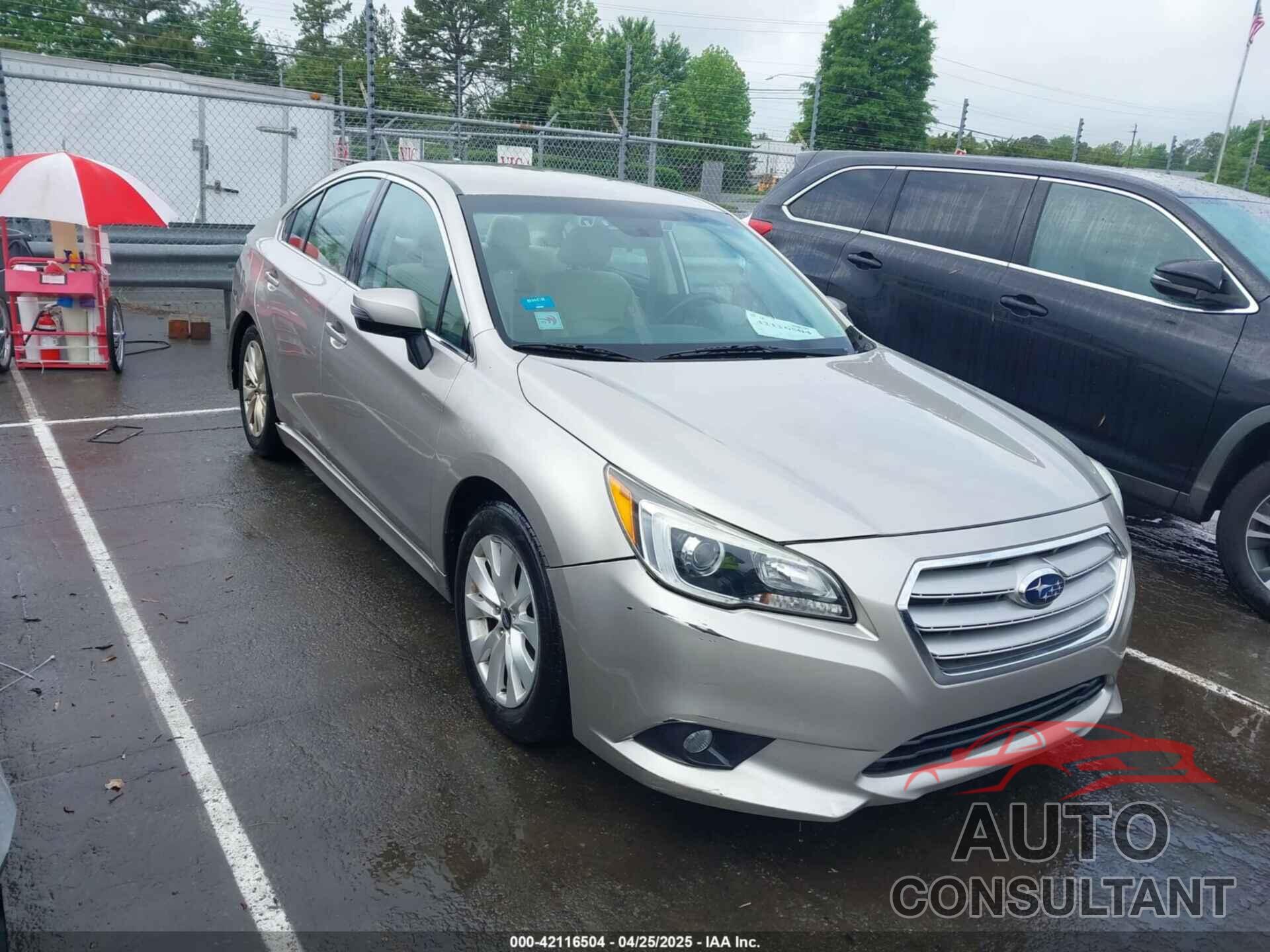 SUBARU LEGACY 2016 - 4S3BNAF68G3029878