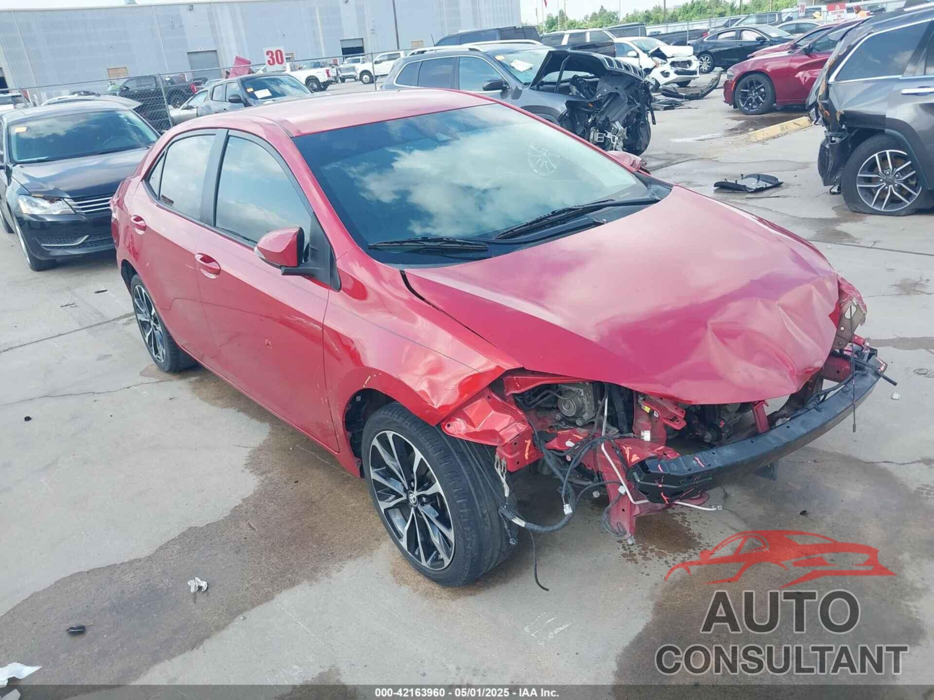 TOYOTA COROLLA 2018 - 2T1BURHE9JC022085