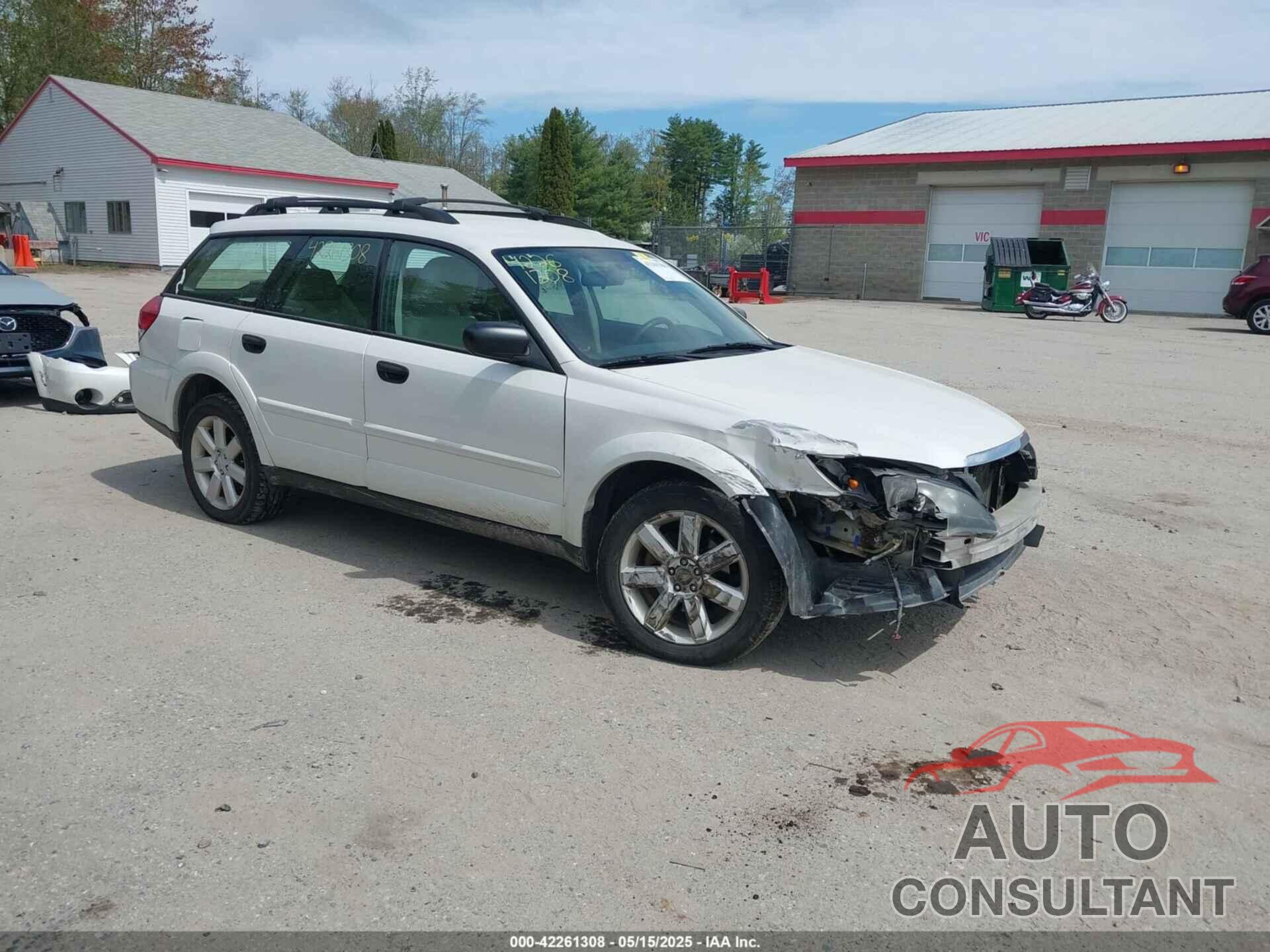 SUBARU OUTBACK 2009 - 4S4BP60C197316413